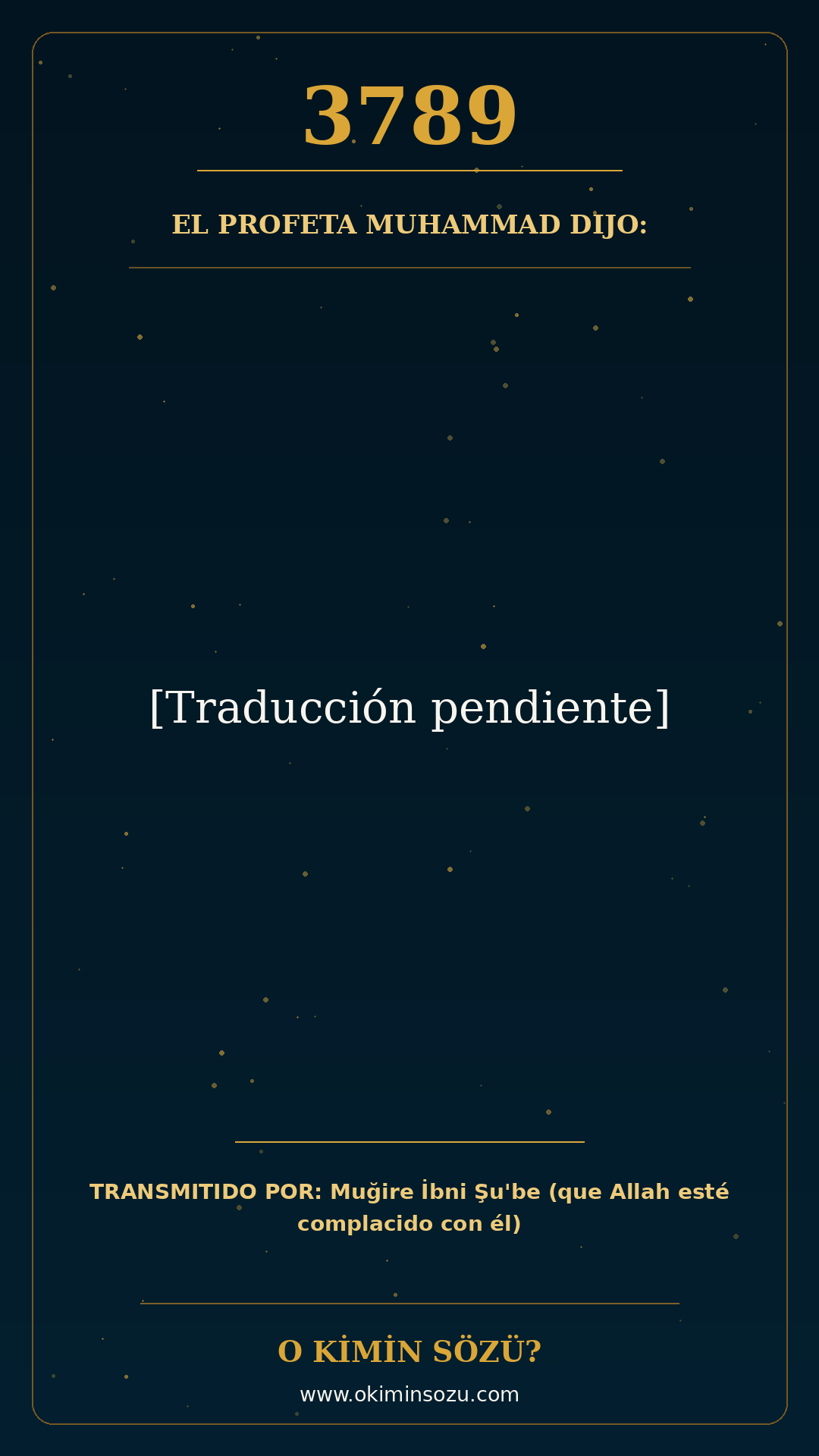 hadis 3789 es