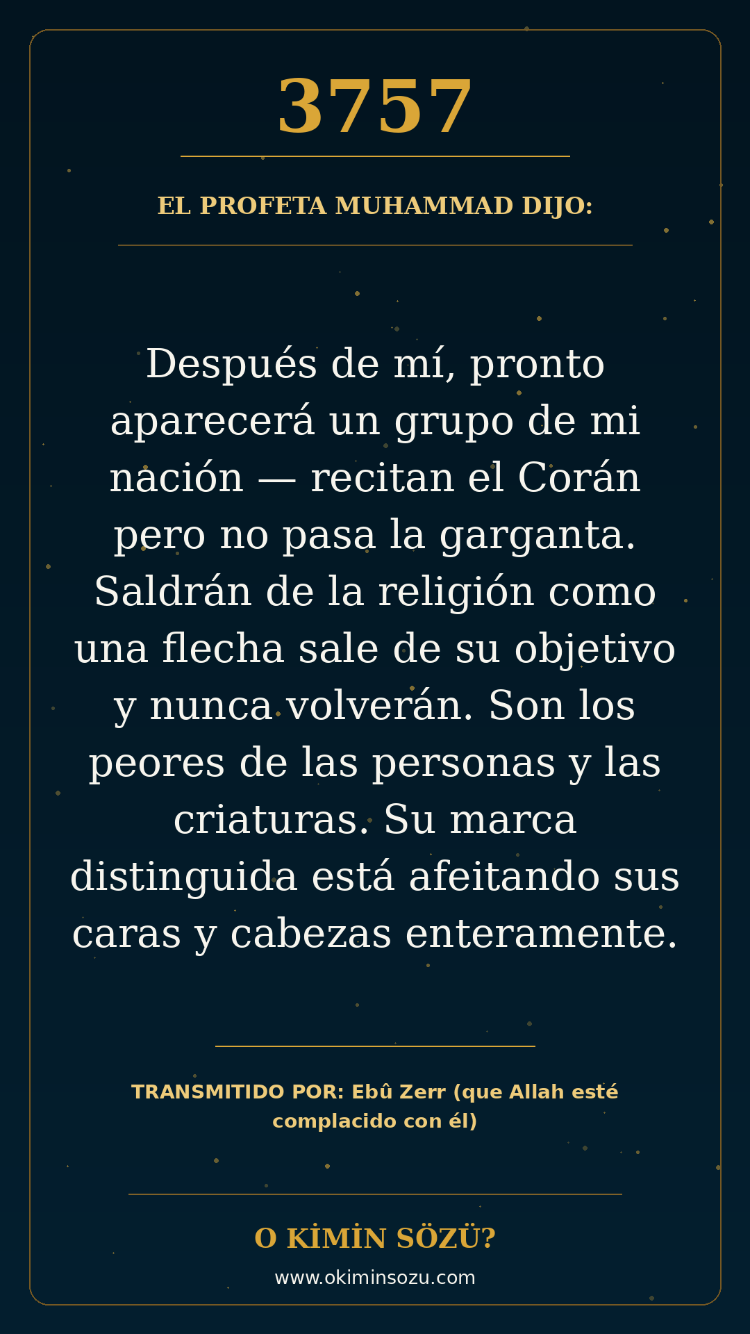 hadis 3757 es
