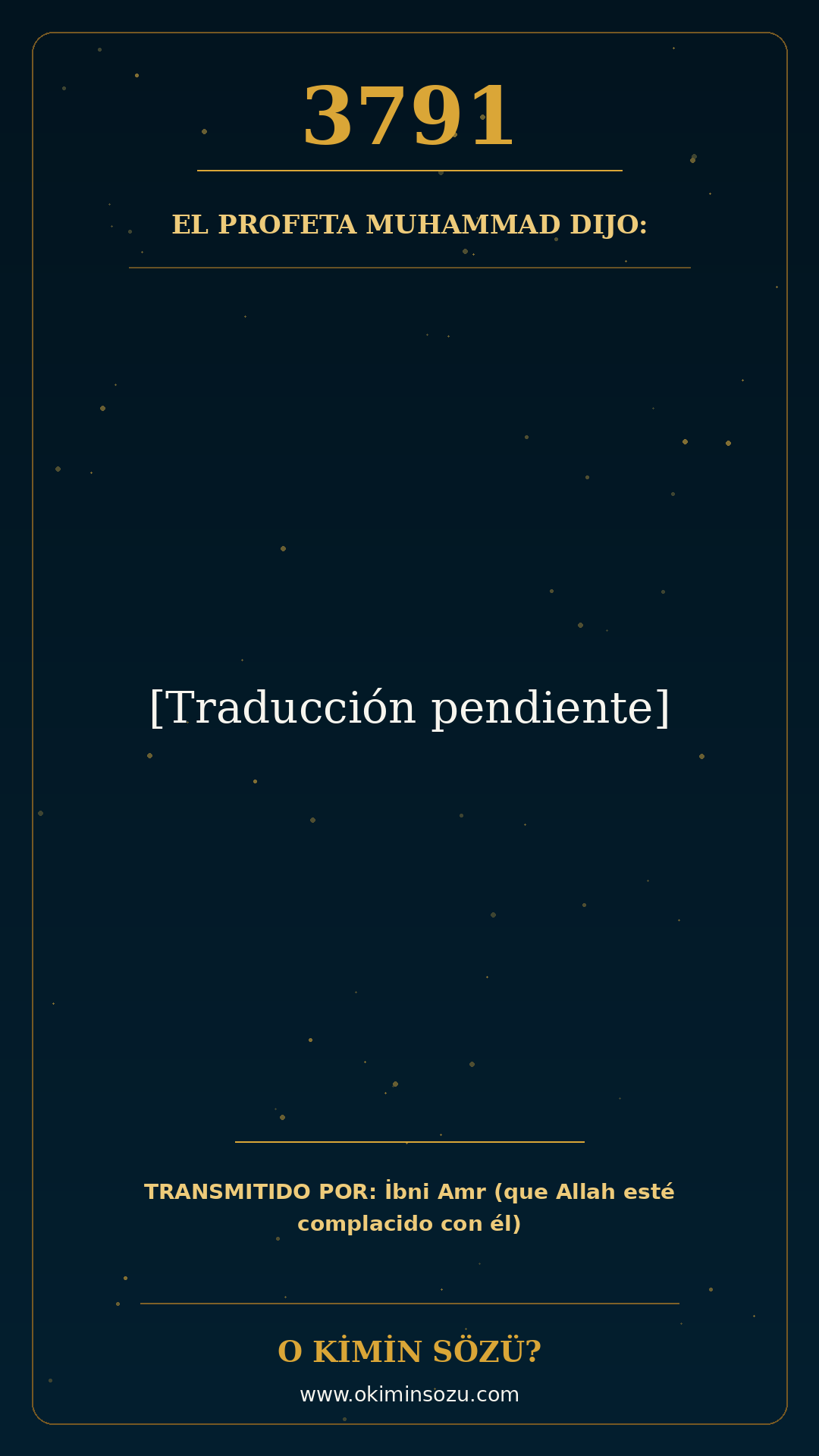 hadis 3791 es