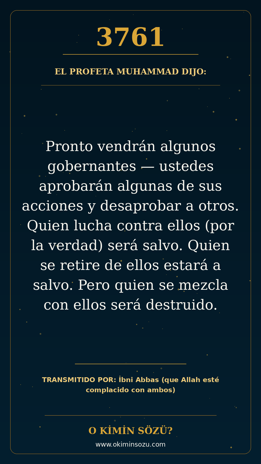 hadis 3761 es