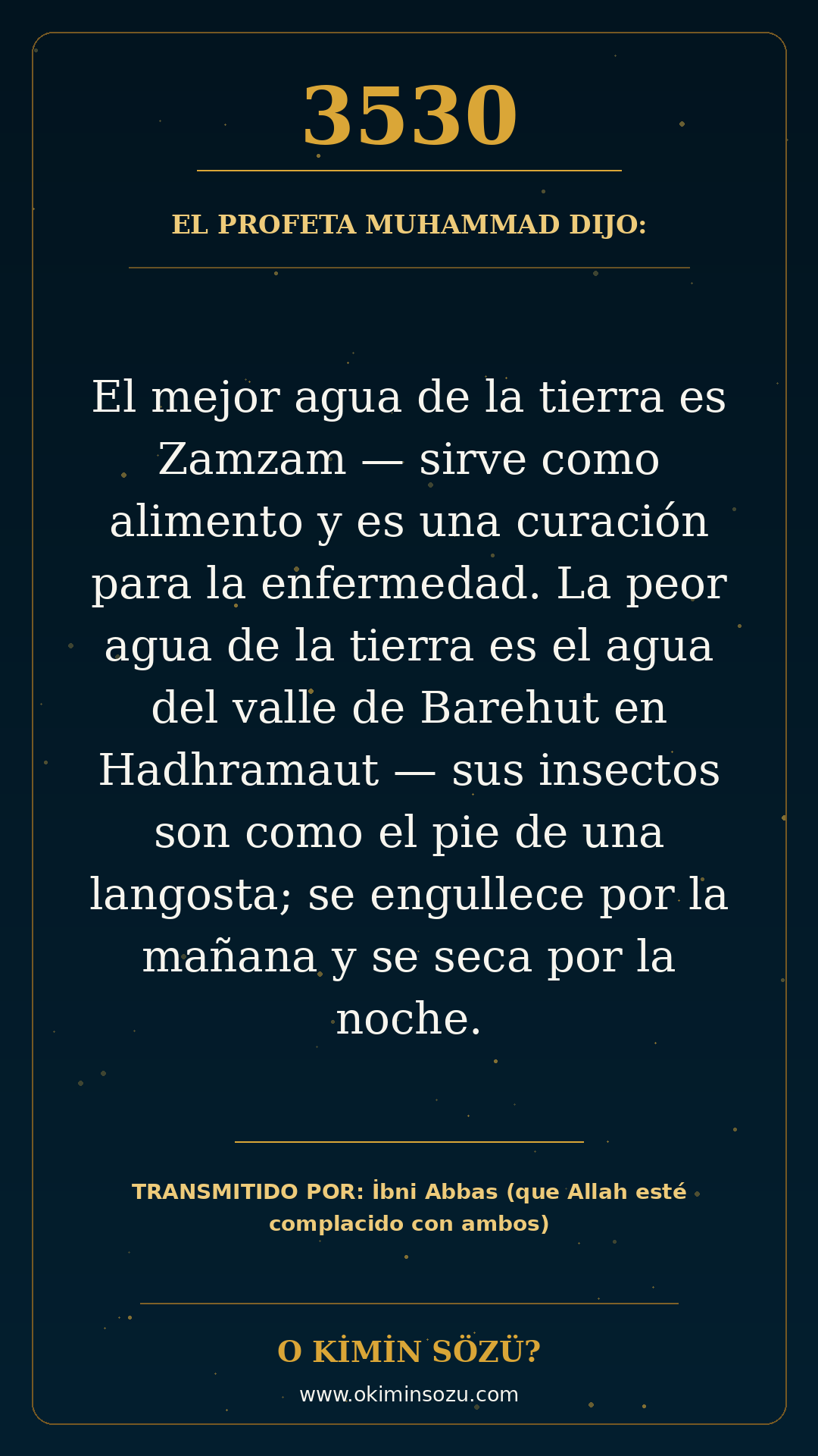 hadis 3530 es