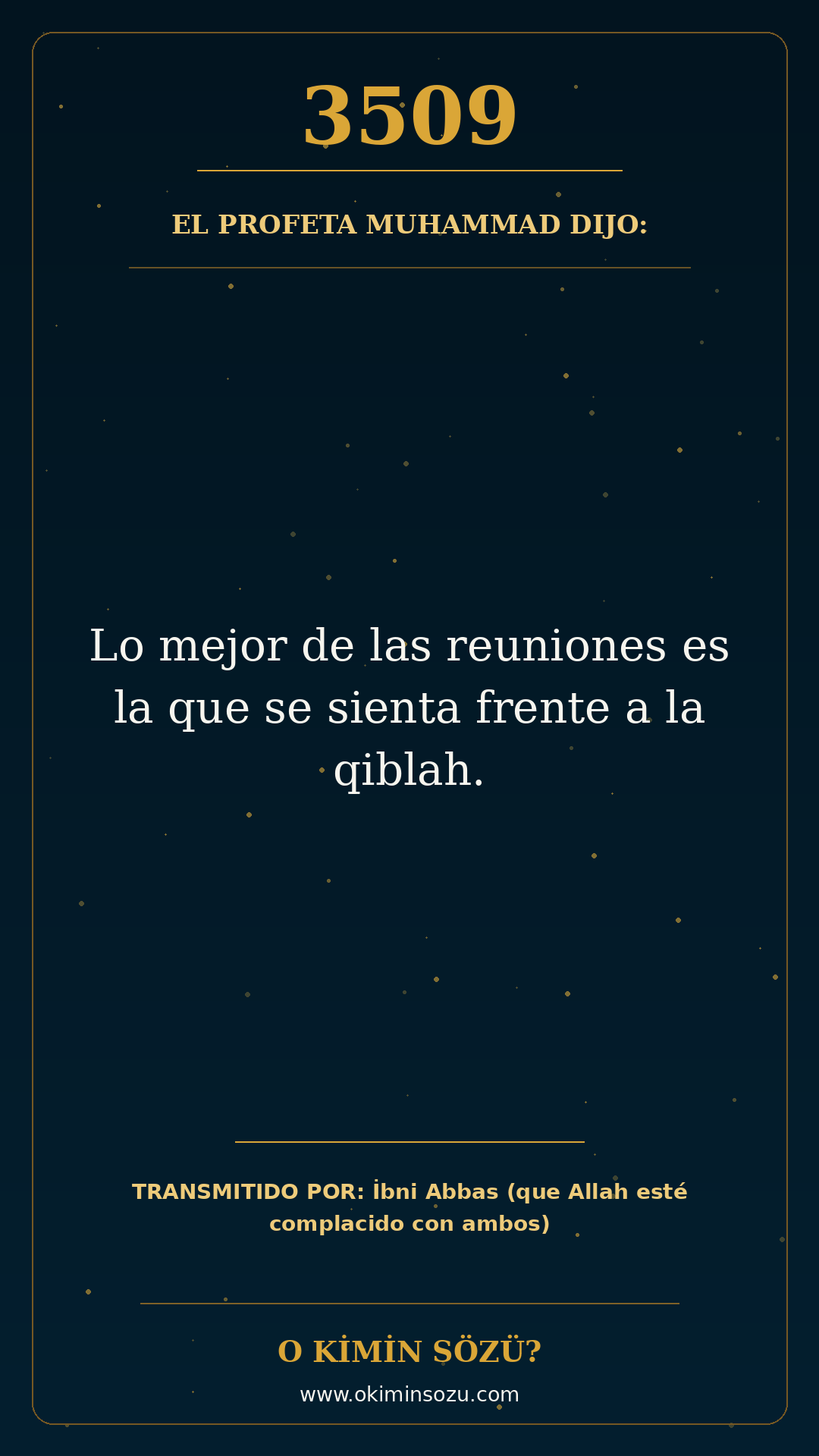 hadis 3509 es
