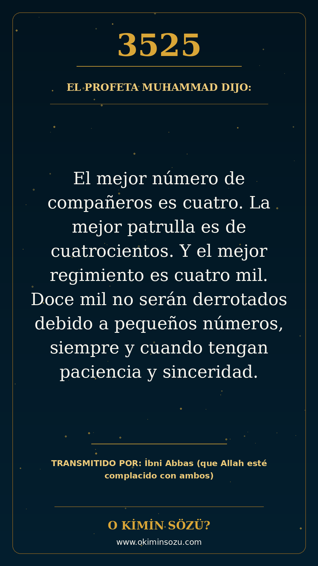 hadis 3525 es