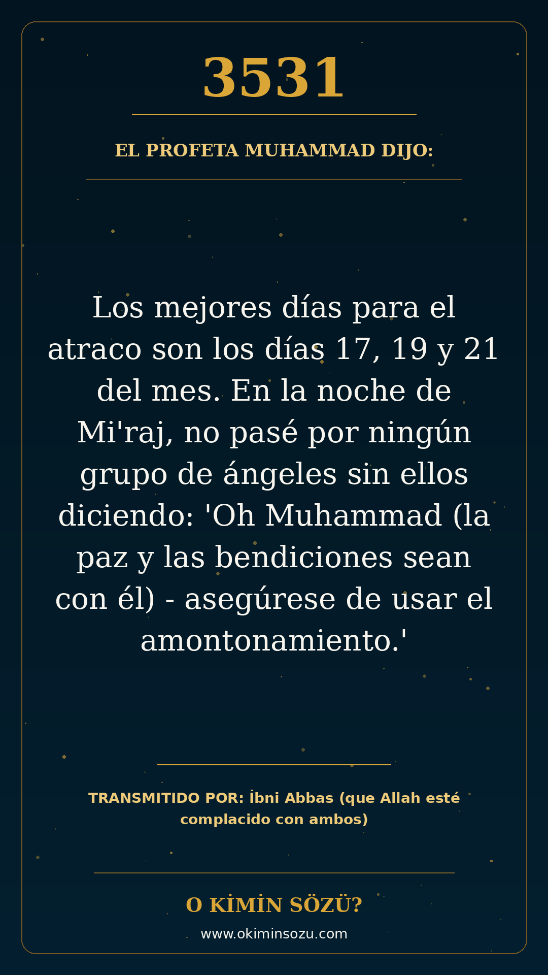 hadis 3531 es