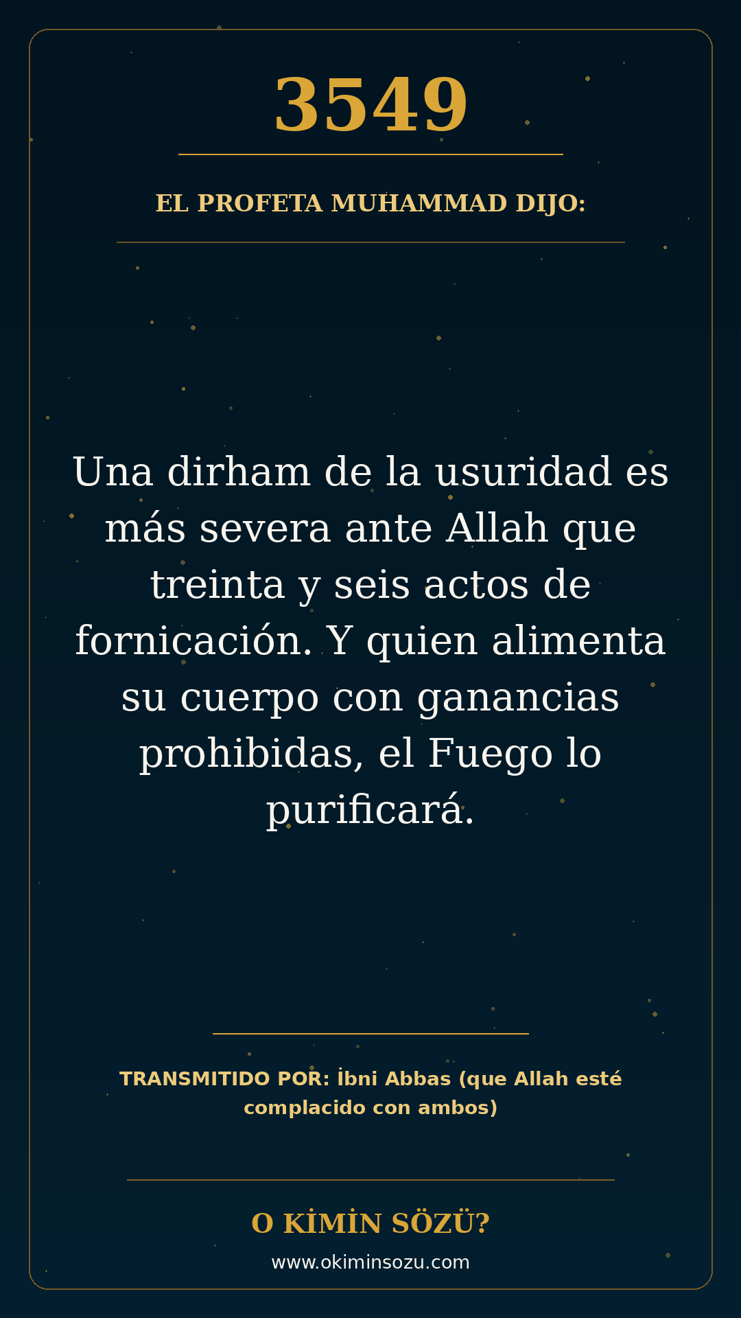 hadis 3549 es