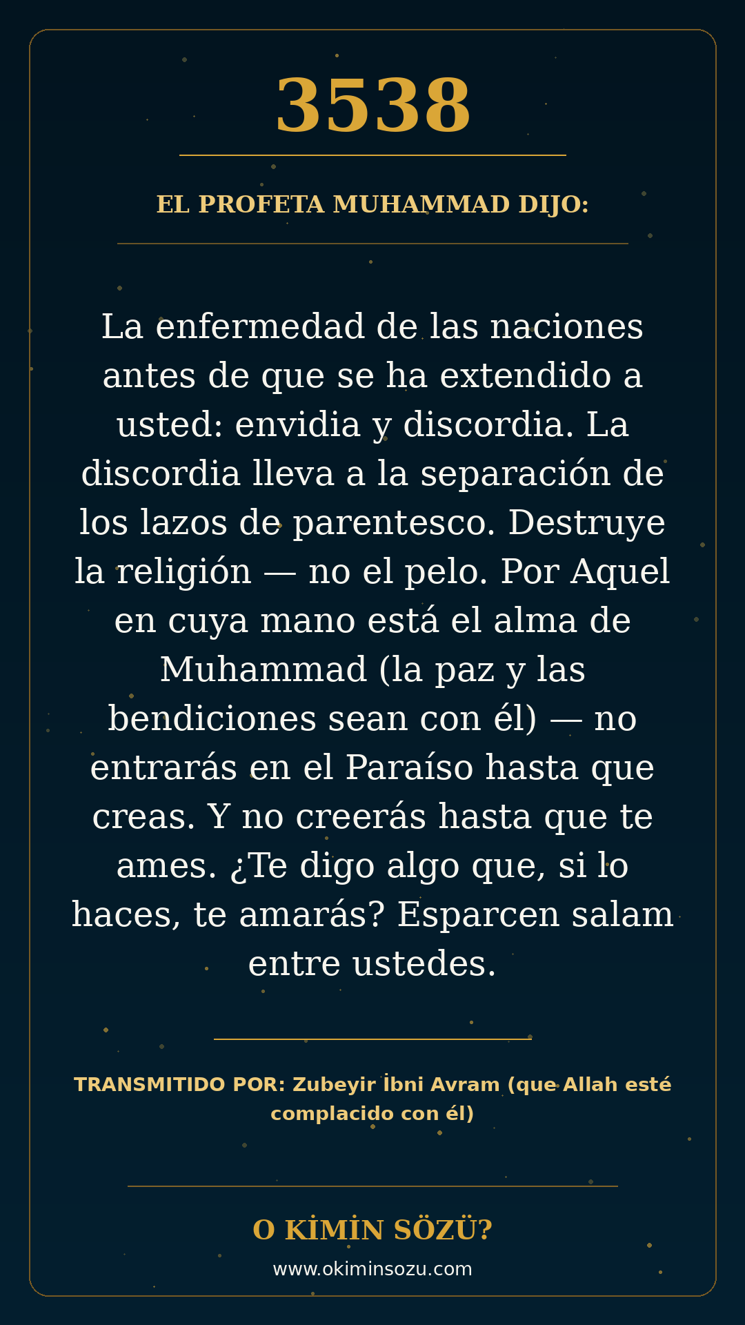 hadis 3538 es
