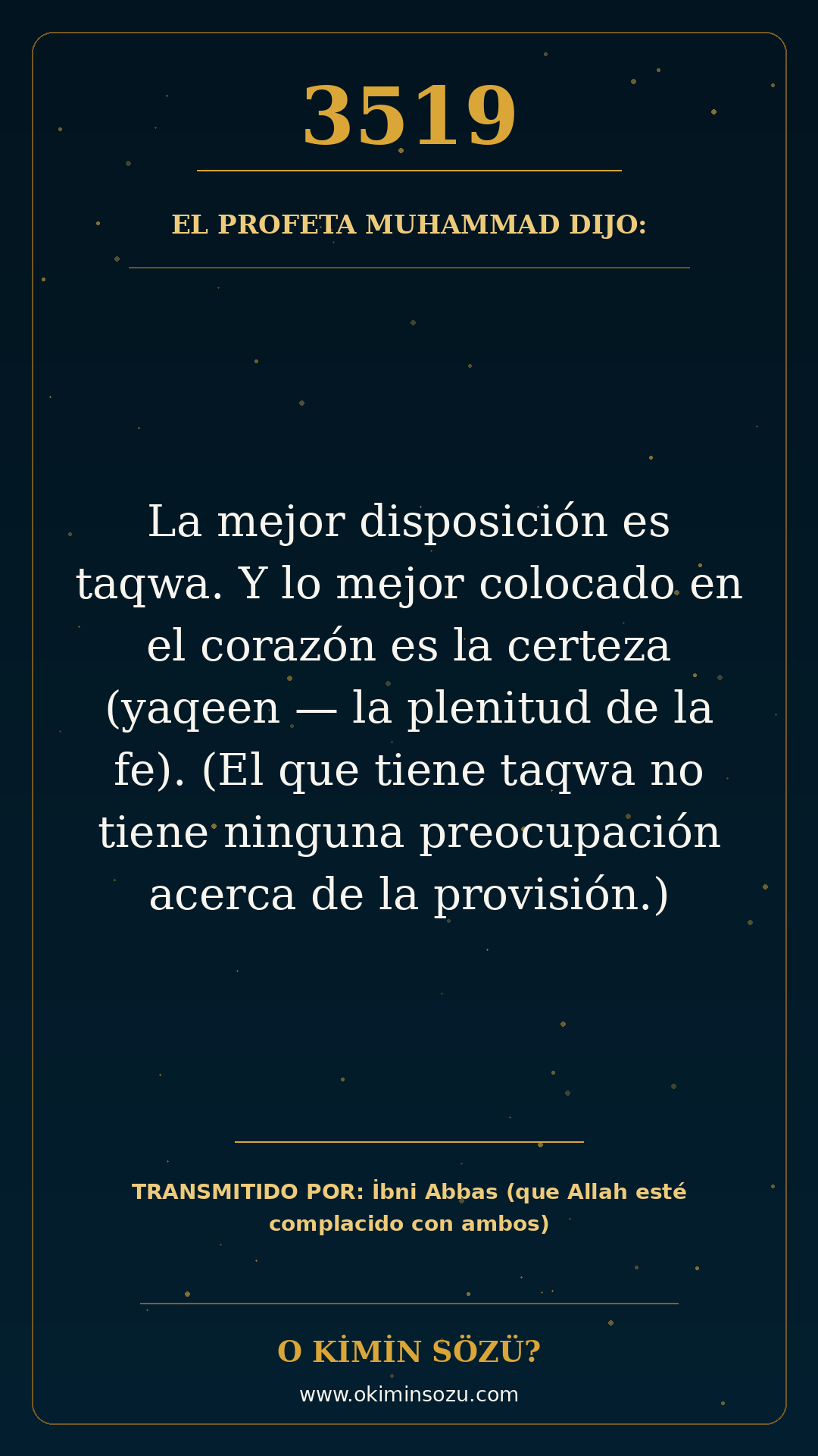 hadis 3519 es