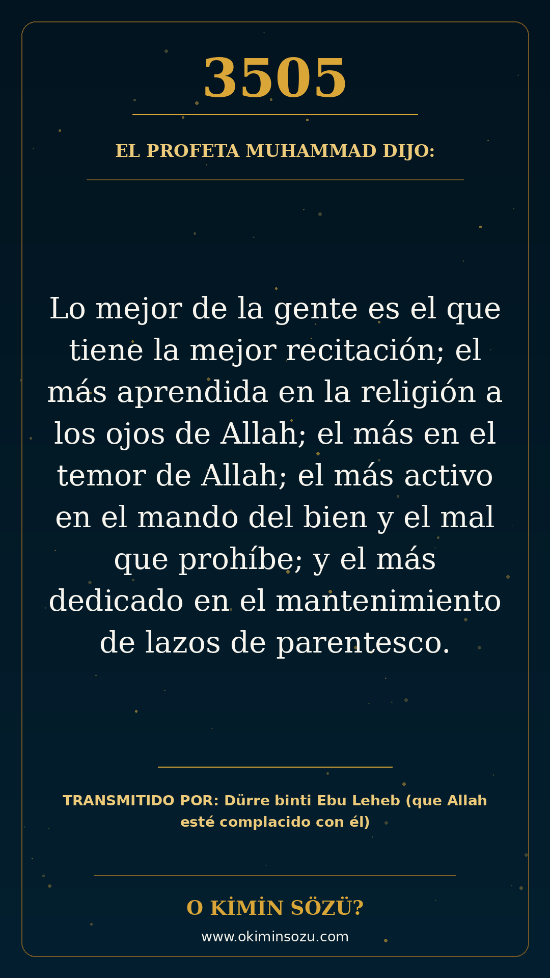 hadis 3505 es
