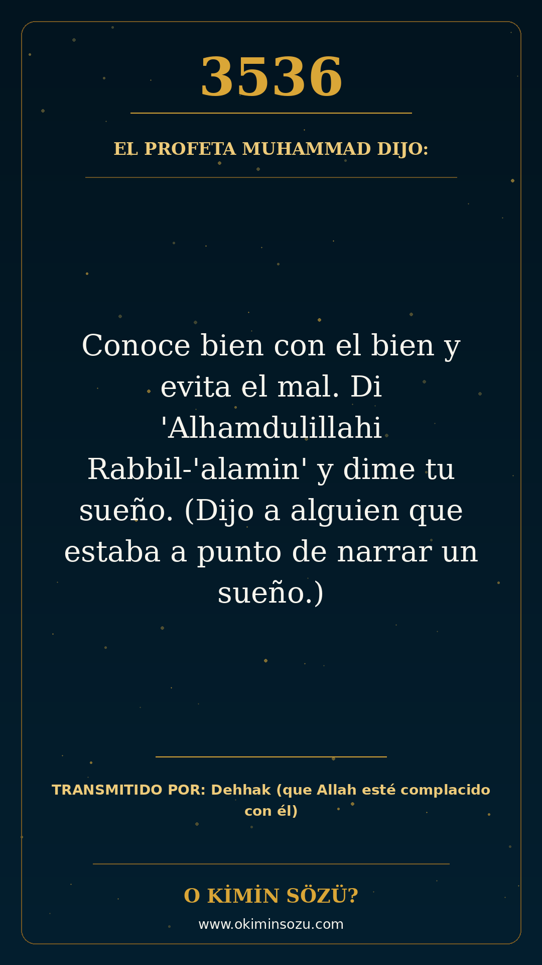 hadis 3536 es