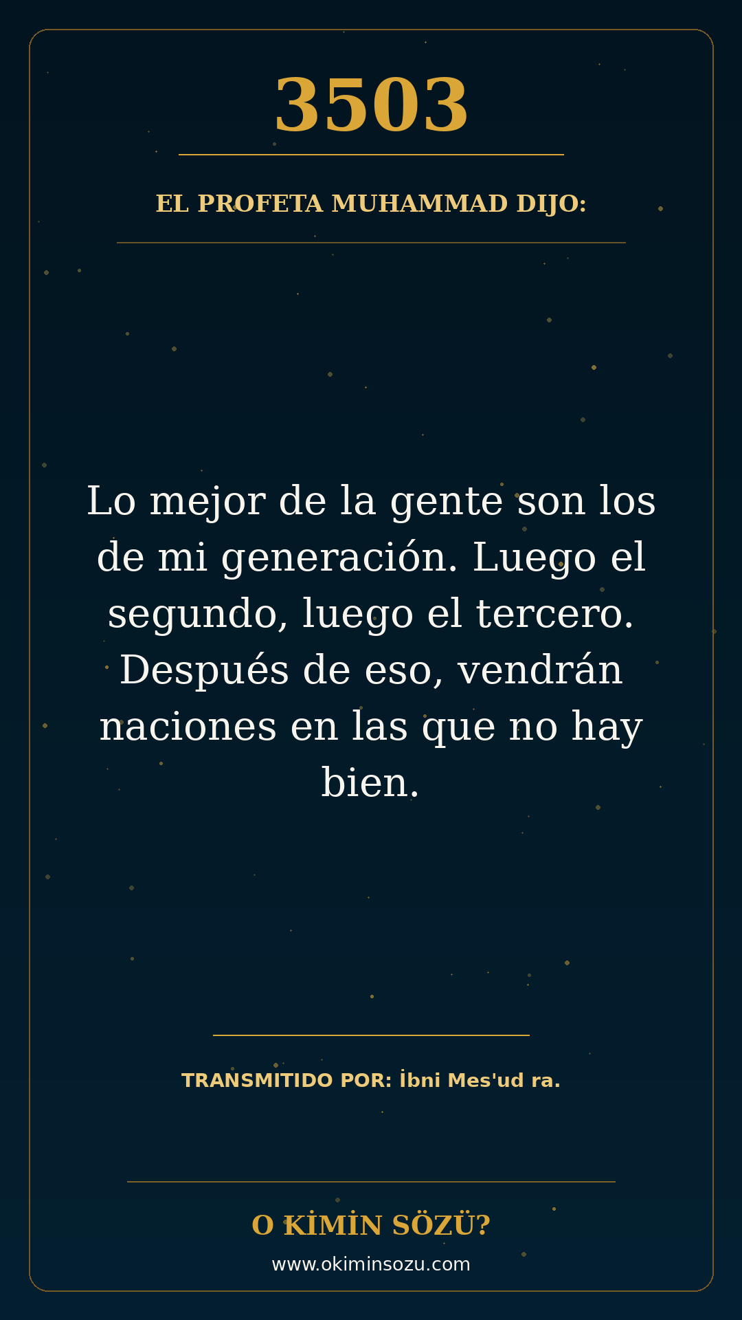 hadis 3503 es