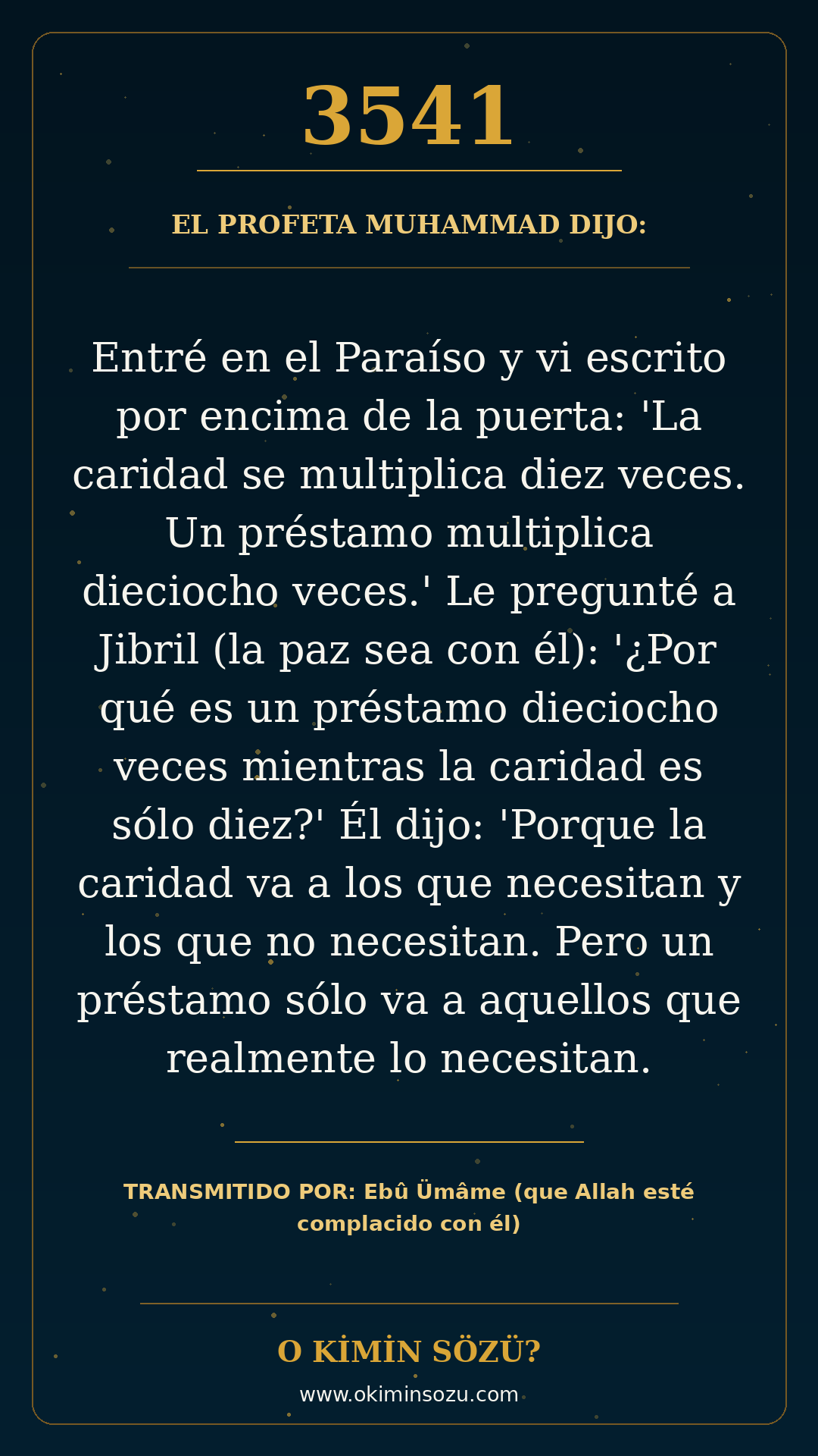 hadis 3541 es