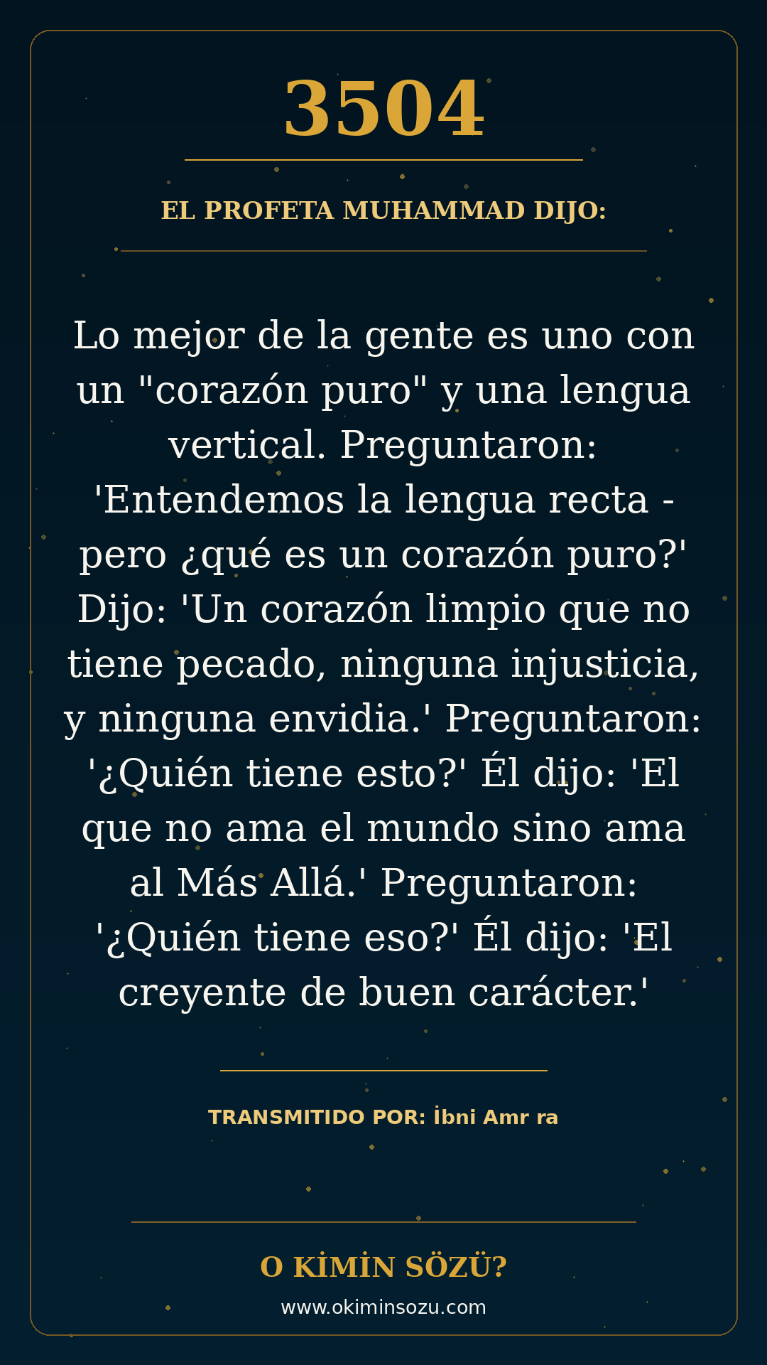 hadis 3504 es