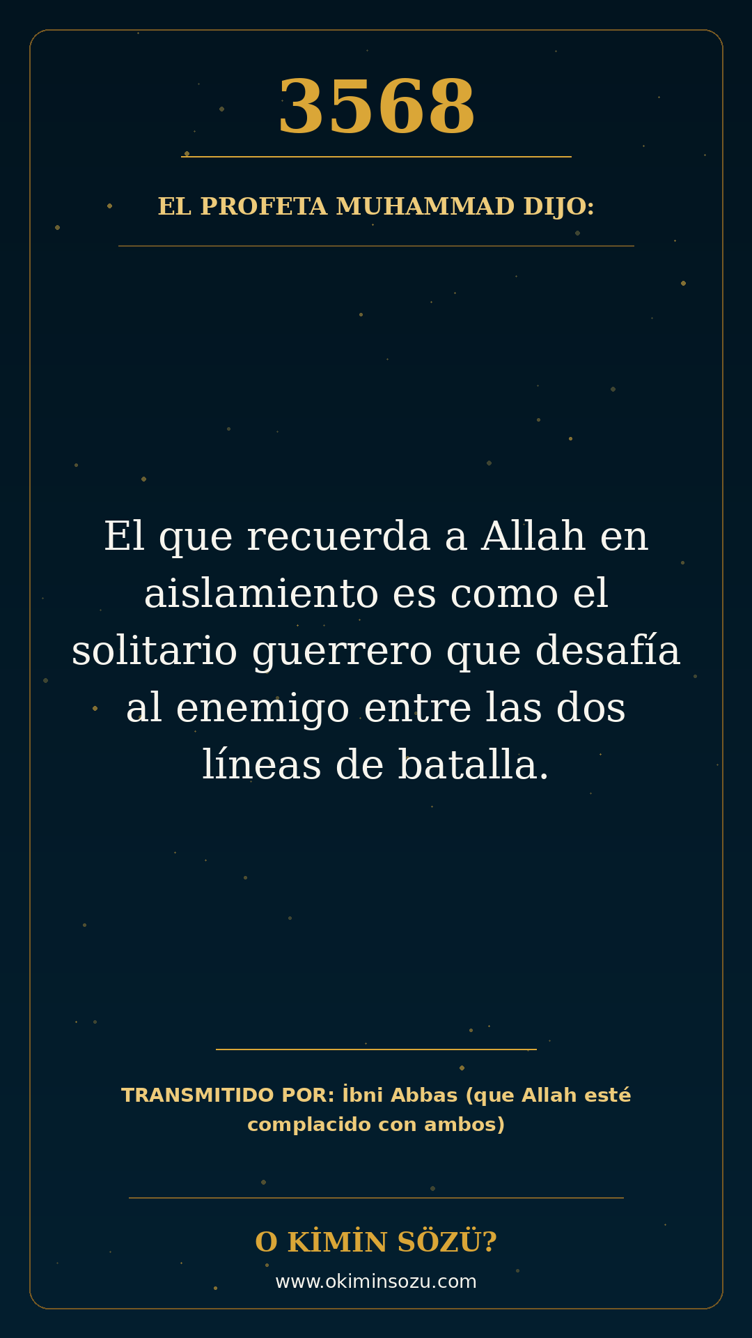 hadis 3568 es