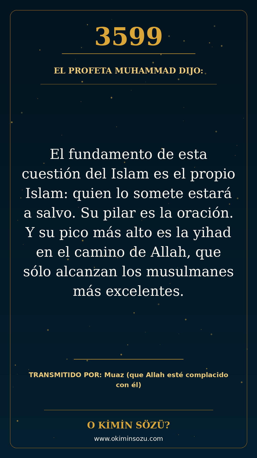 hadis 3599 es