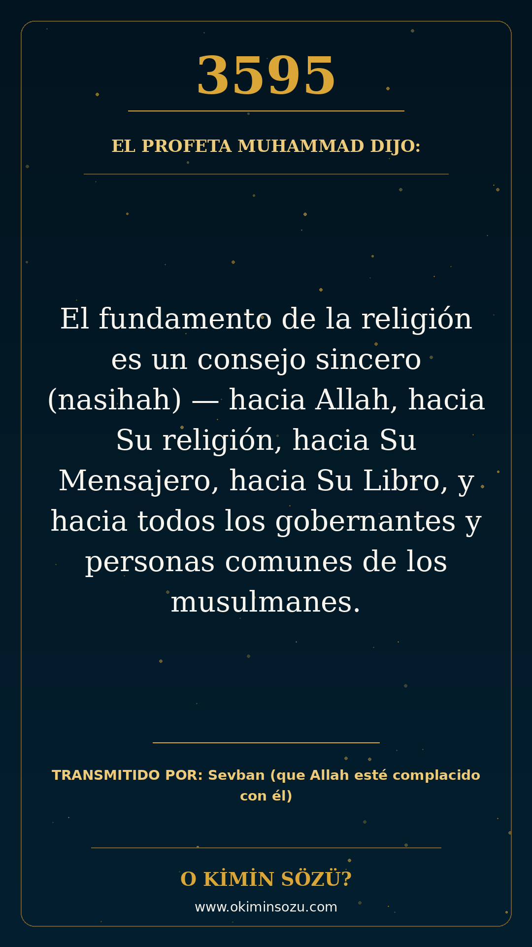 hadis 3595 es