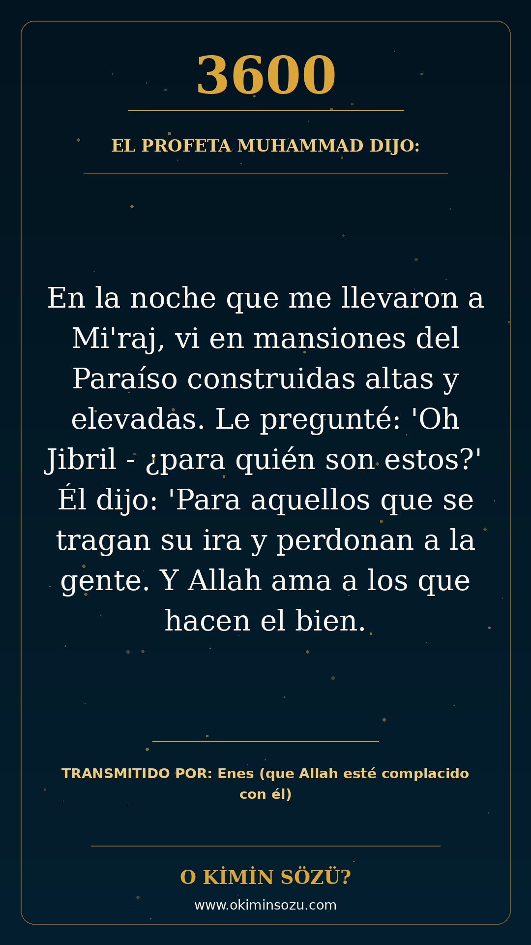 hadis 3600 es