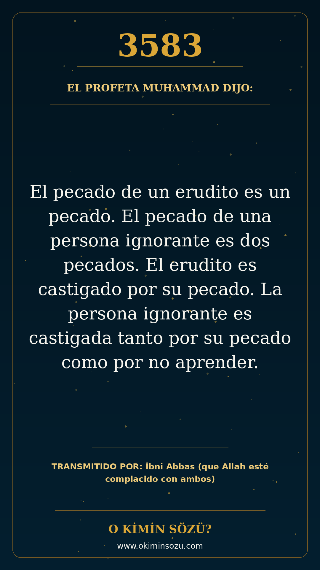 hadis 3583 es