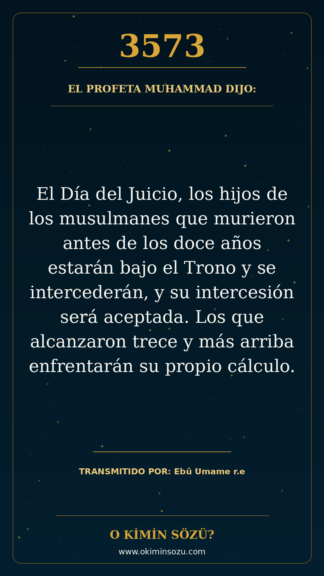 hadis 3573 es