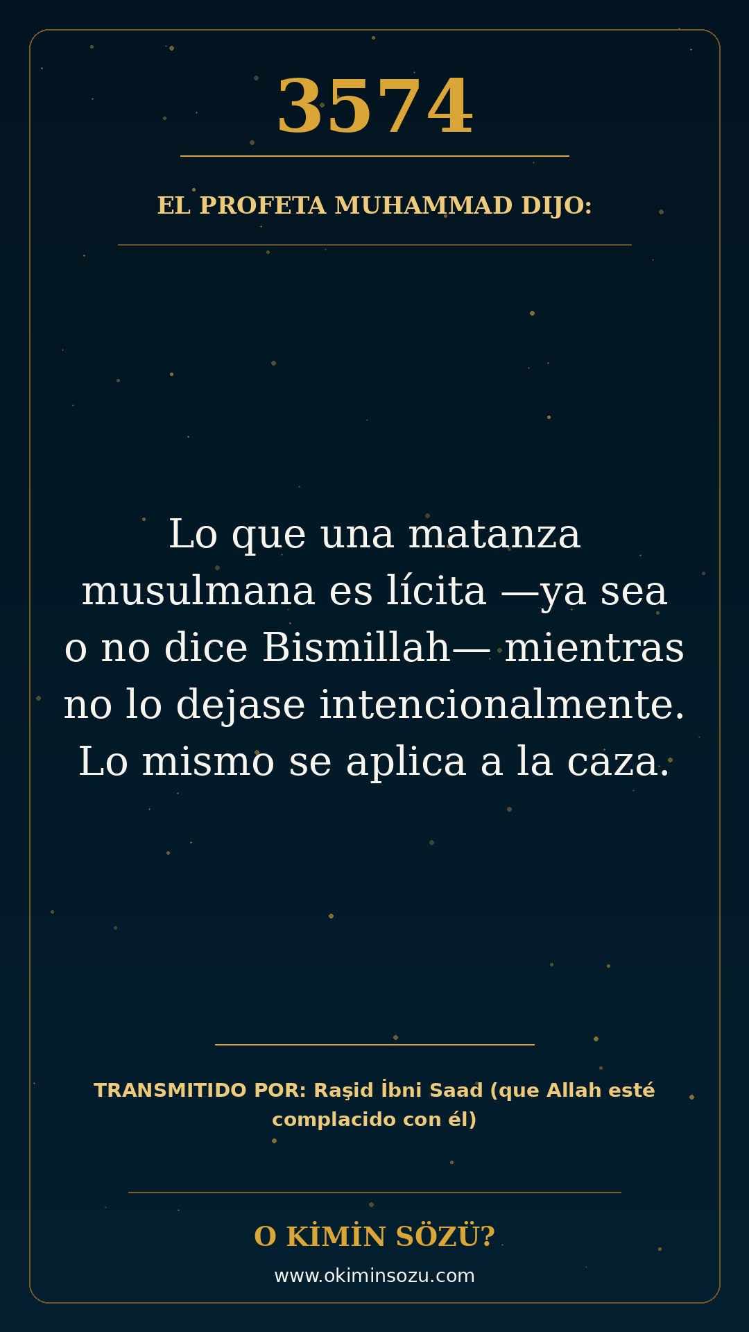 hadis 3574 es
