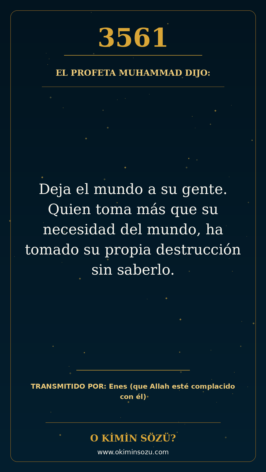 hadis 3561 es