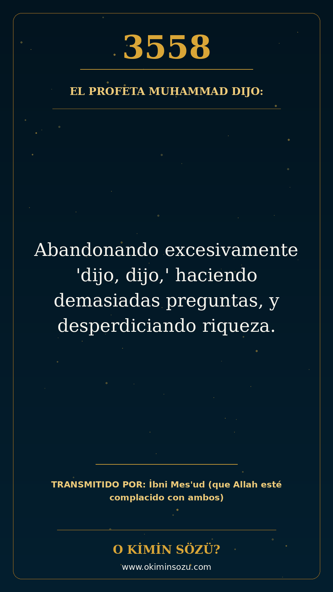hadis 3558 es