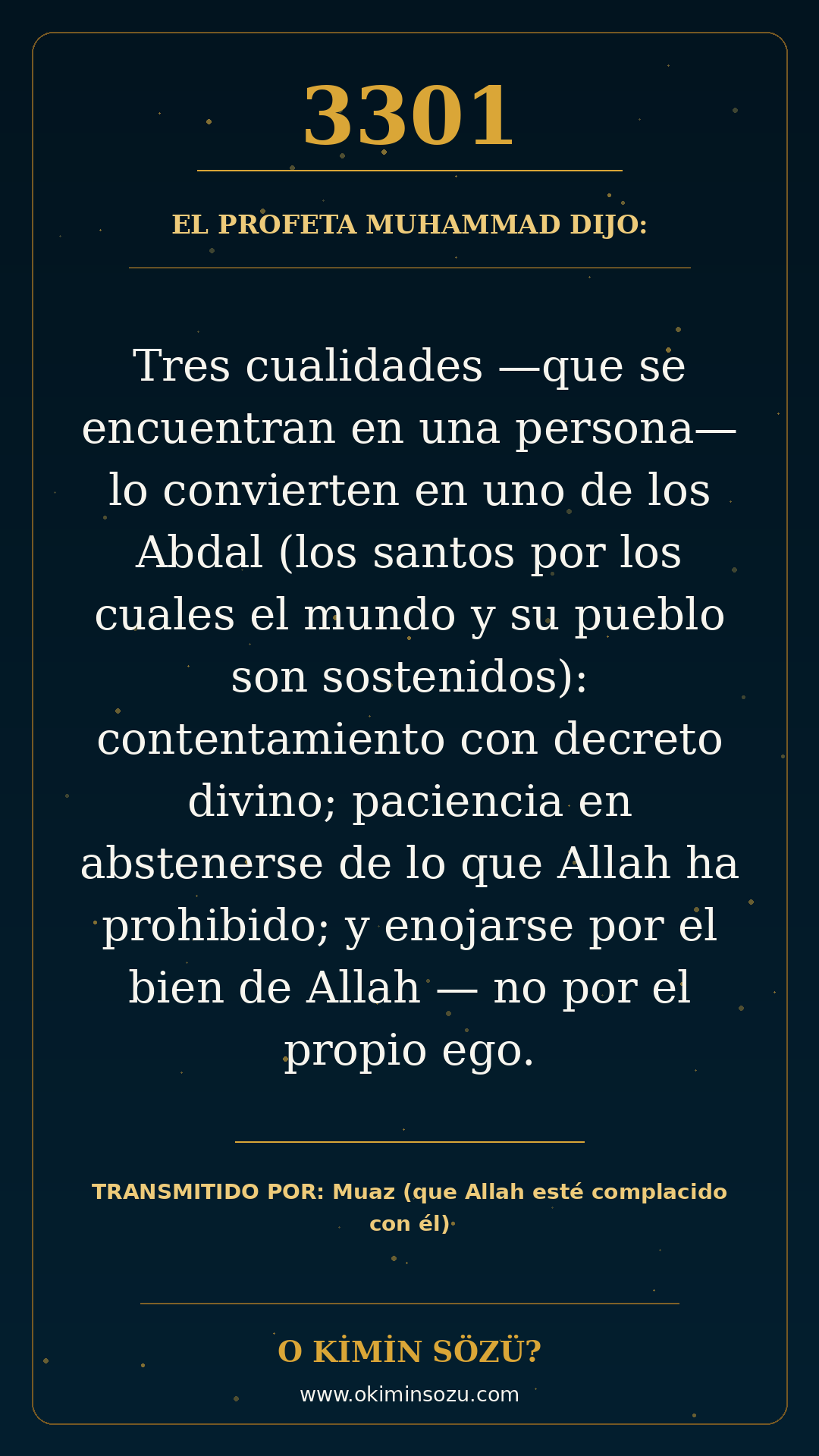 hadis 3301 es