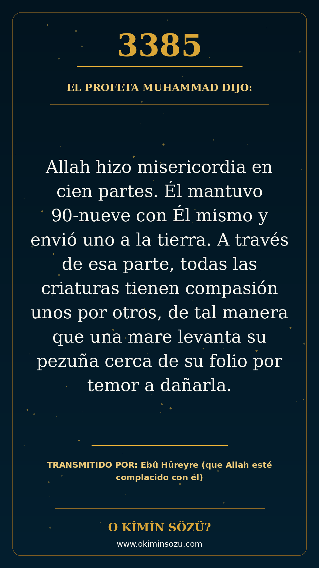 hadis 3385 es