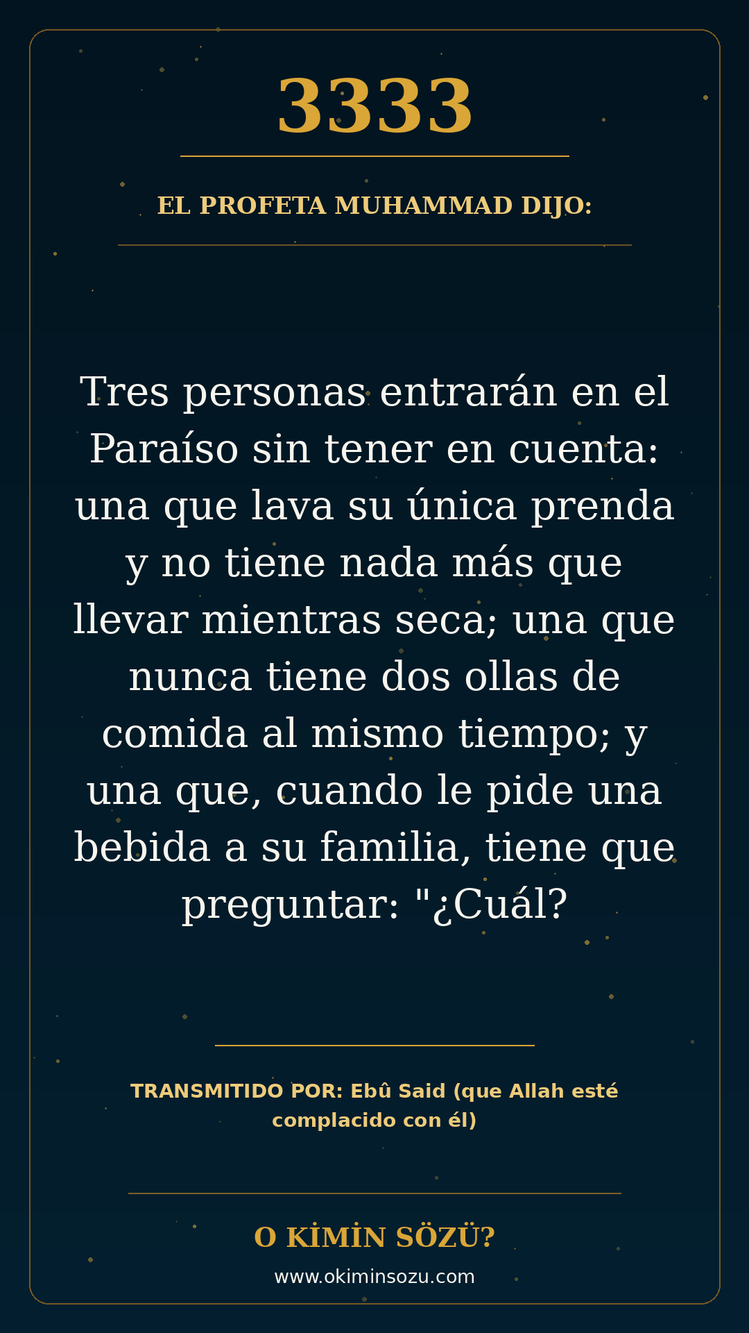hadis 3333 es