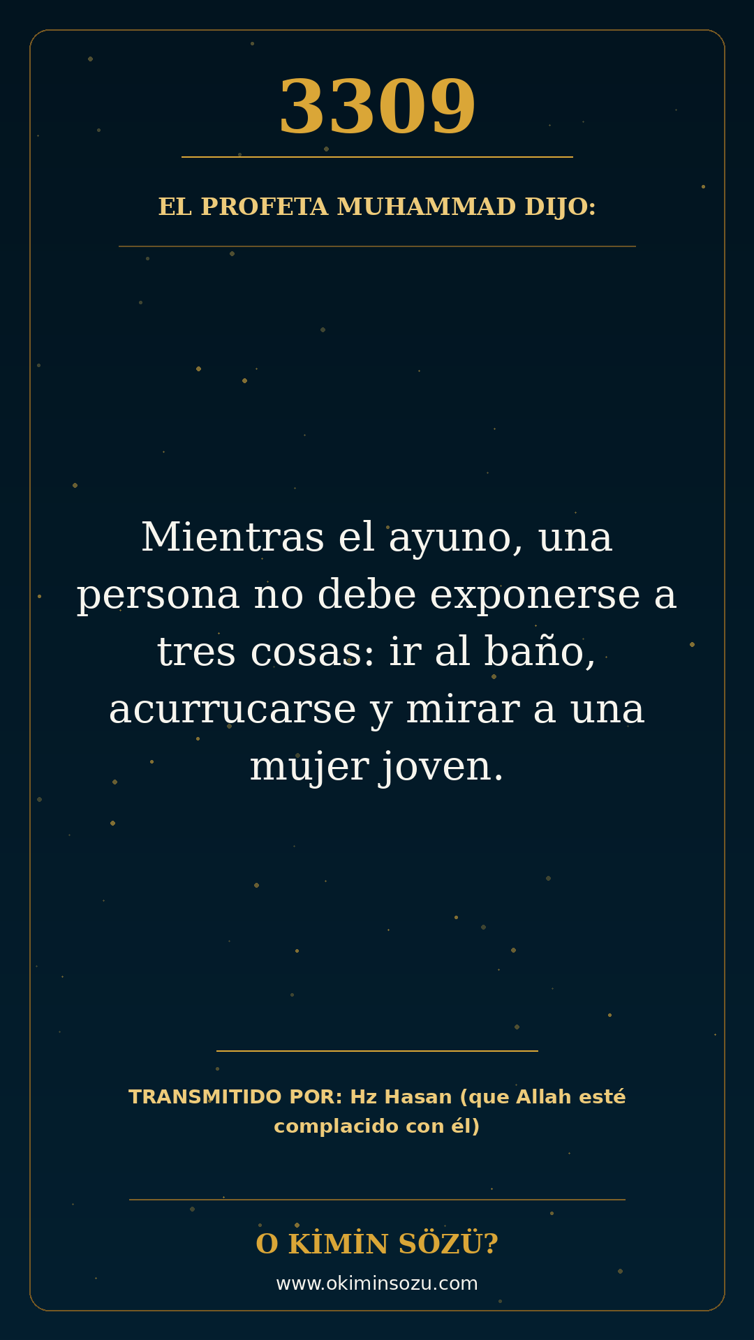 hadis 3309 es
