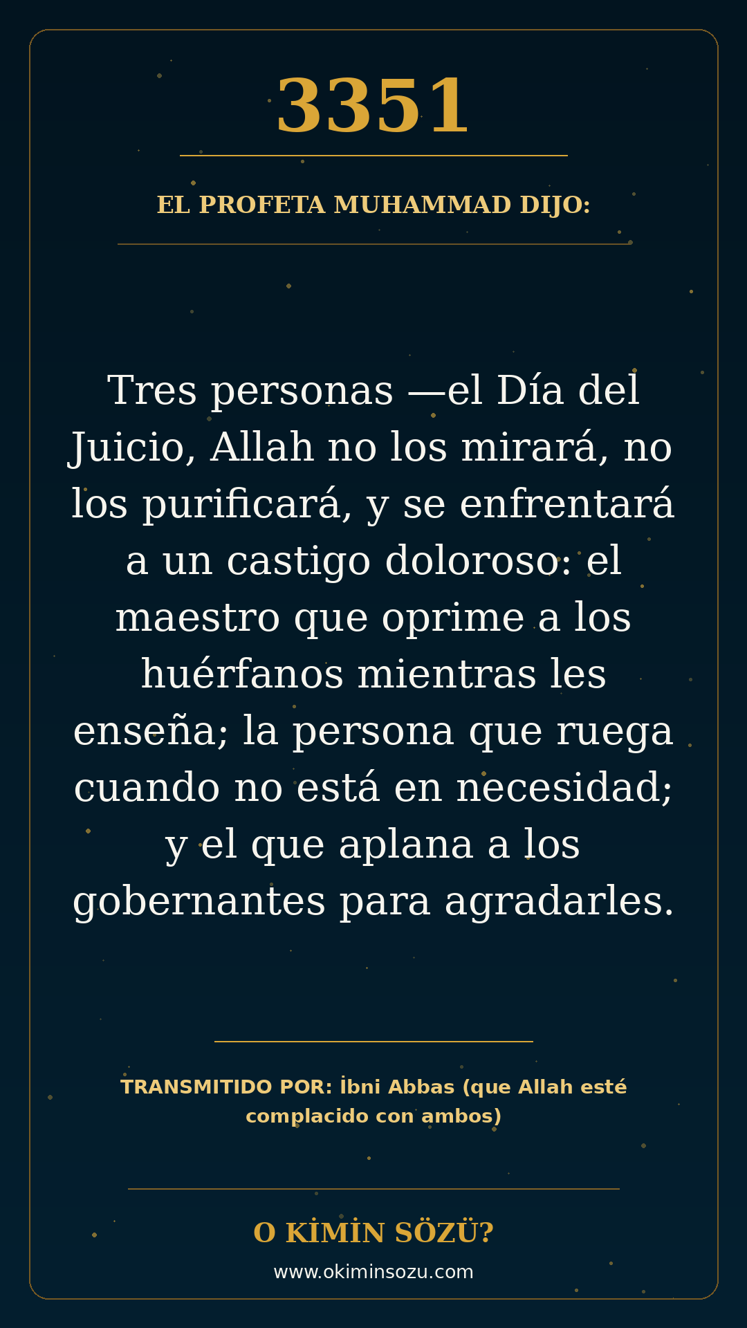 hadis 3351 es