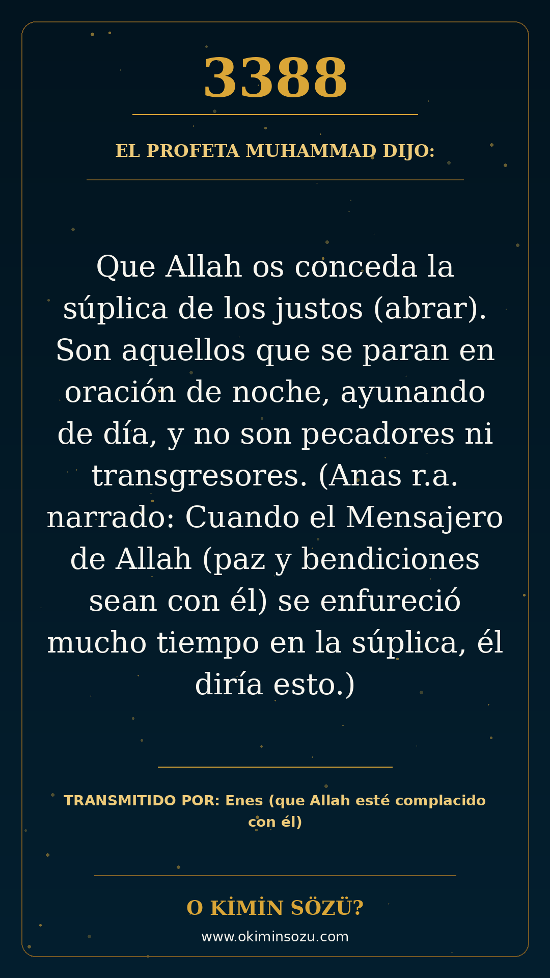 hadis 3388 es