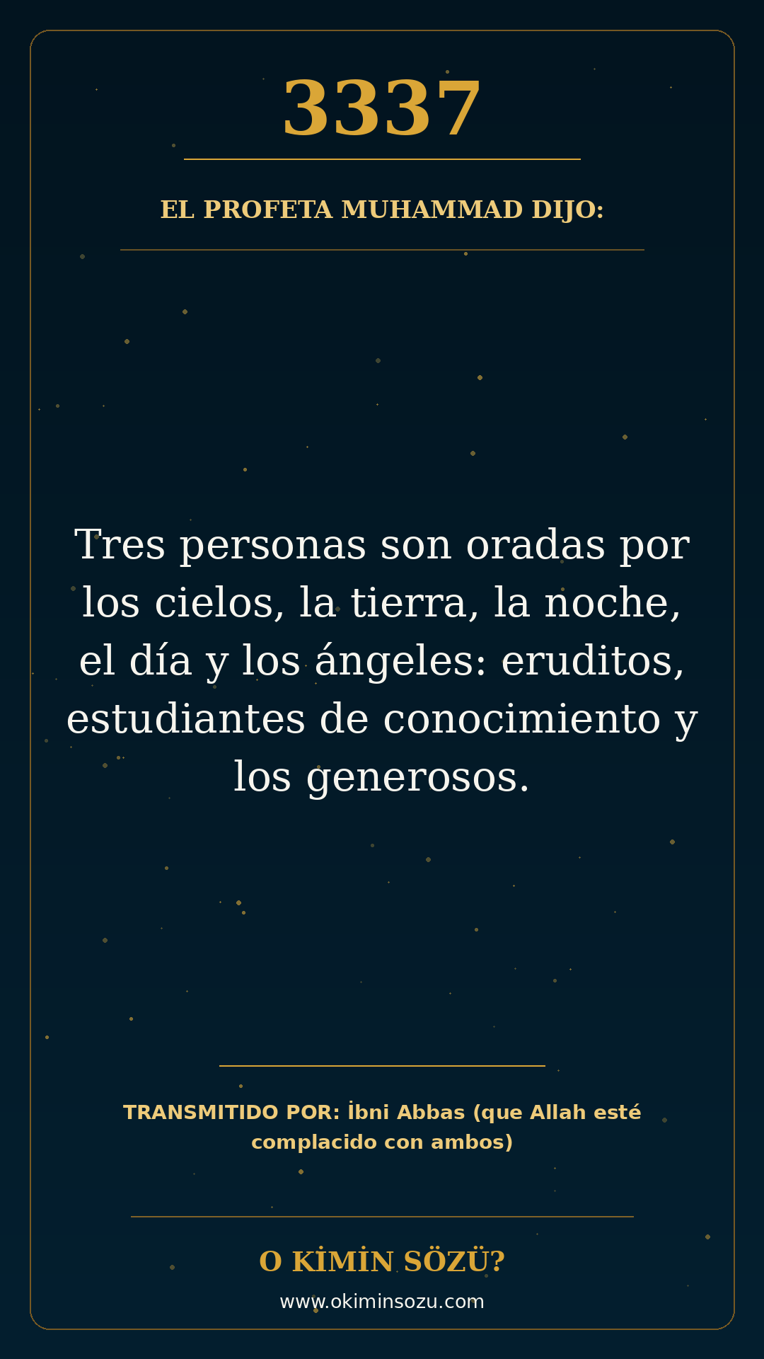 hadis 3337 es
