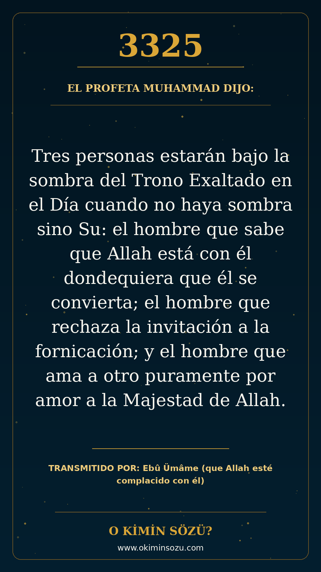 hadis 3325 es