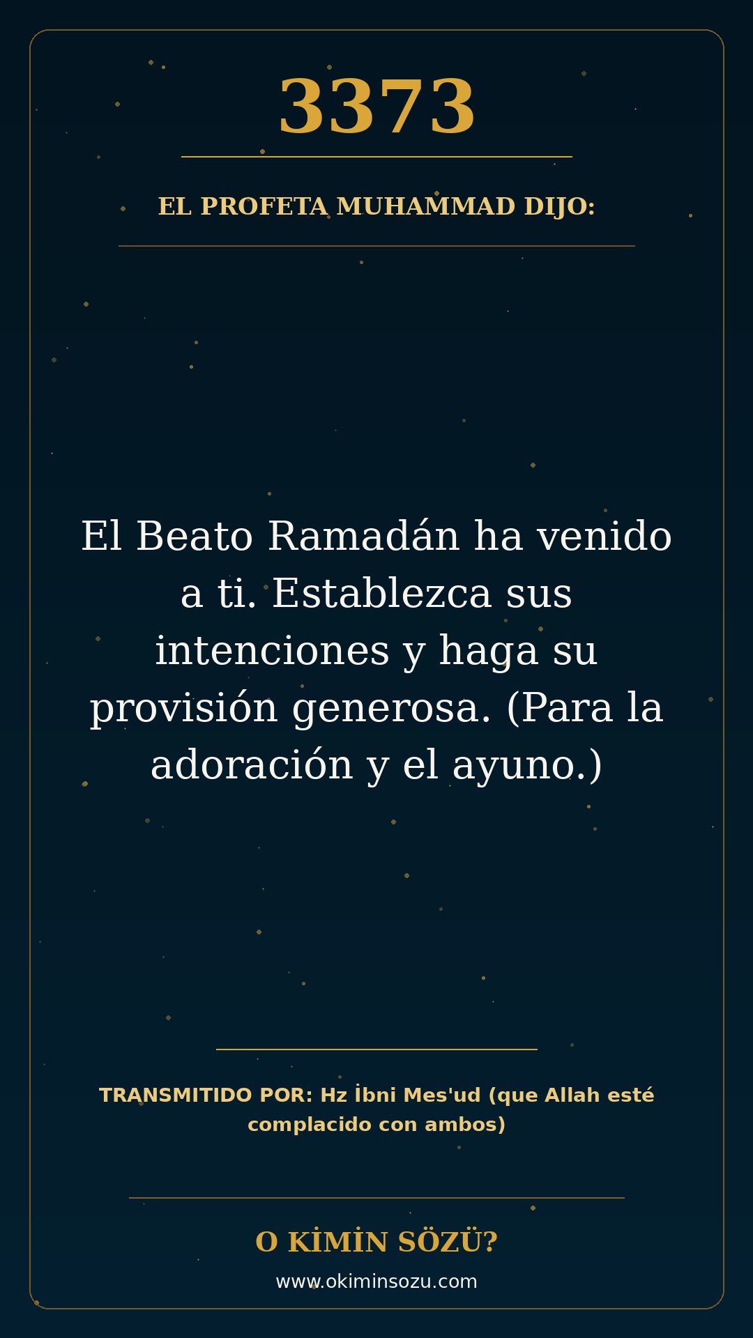 hadis 3373 es