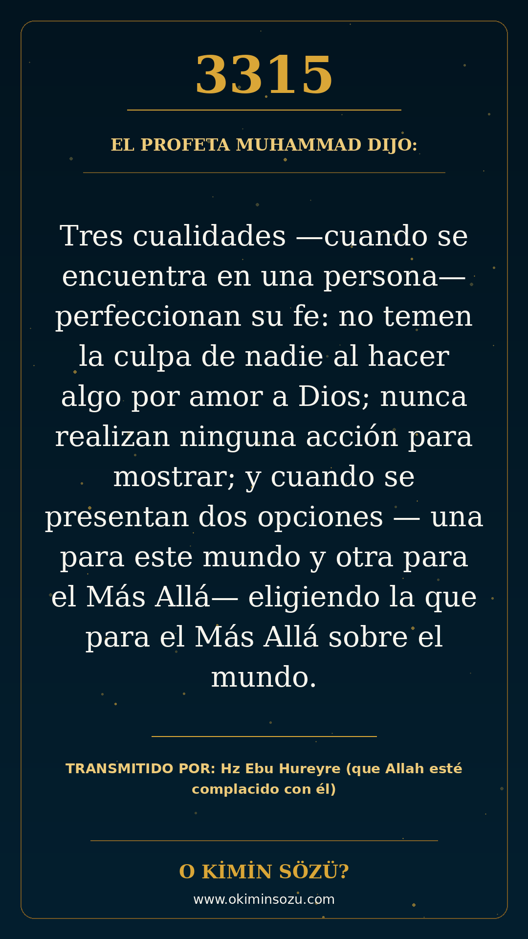 hadis 3315 es