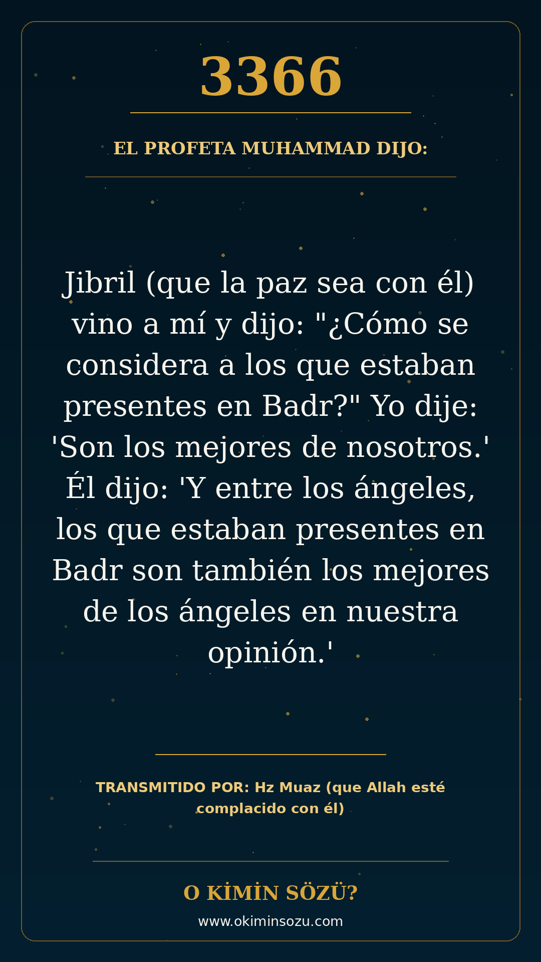 hadis 3366 es