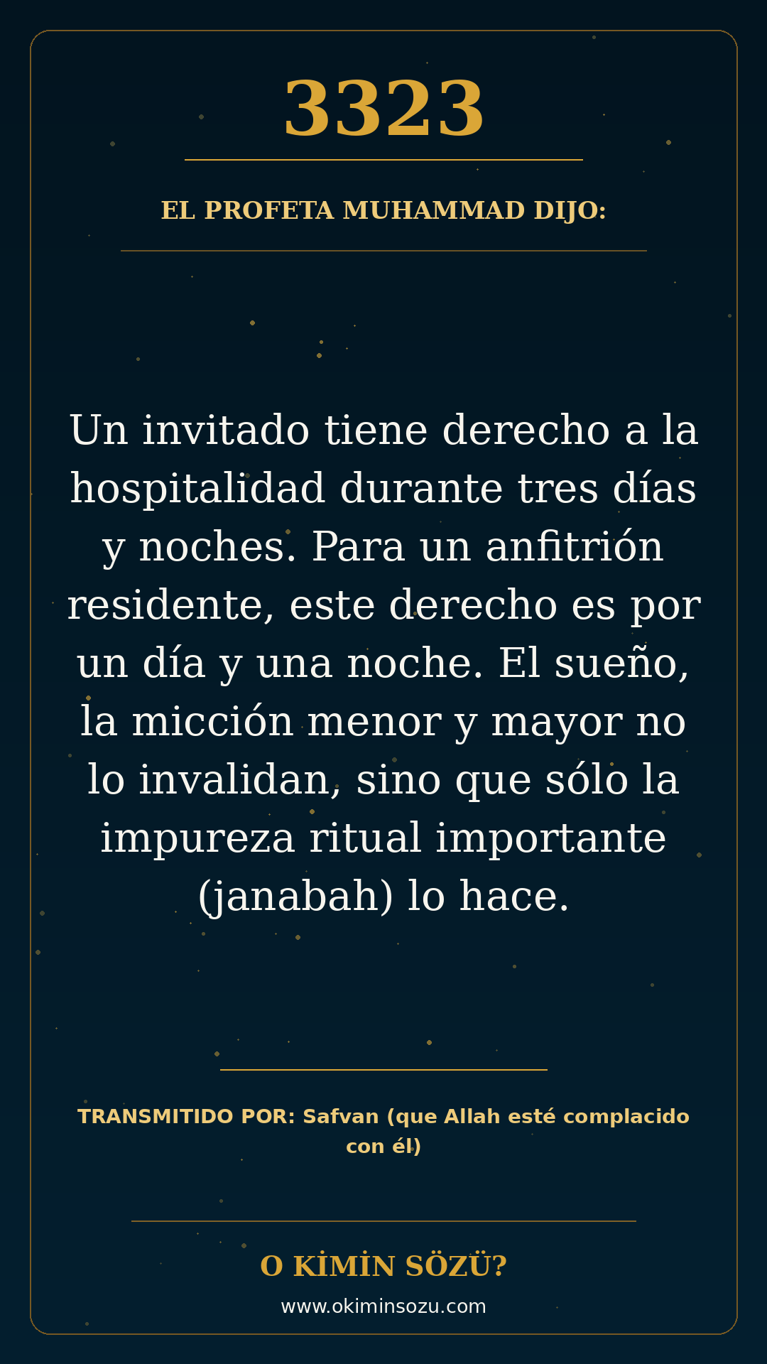 hadis 3323 es