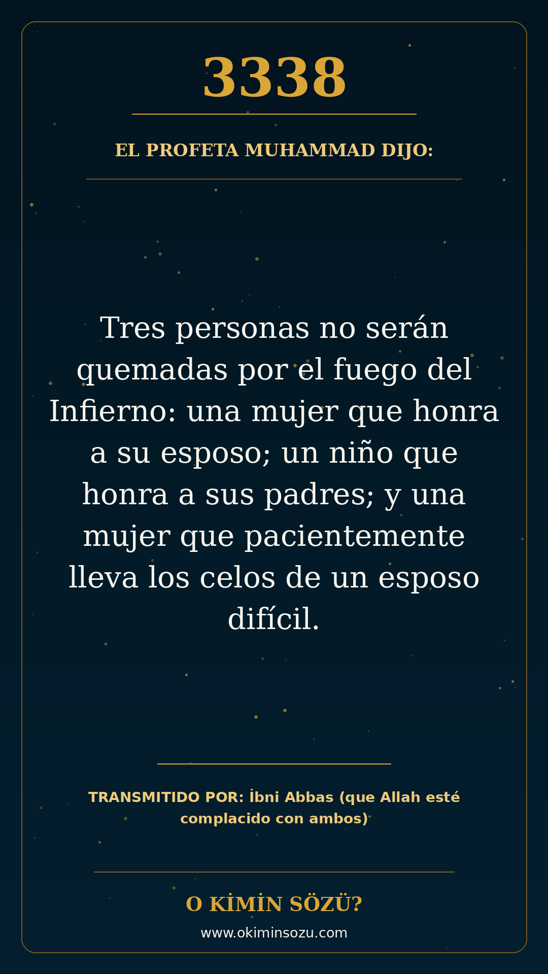 hadis 3338 es