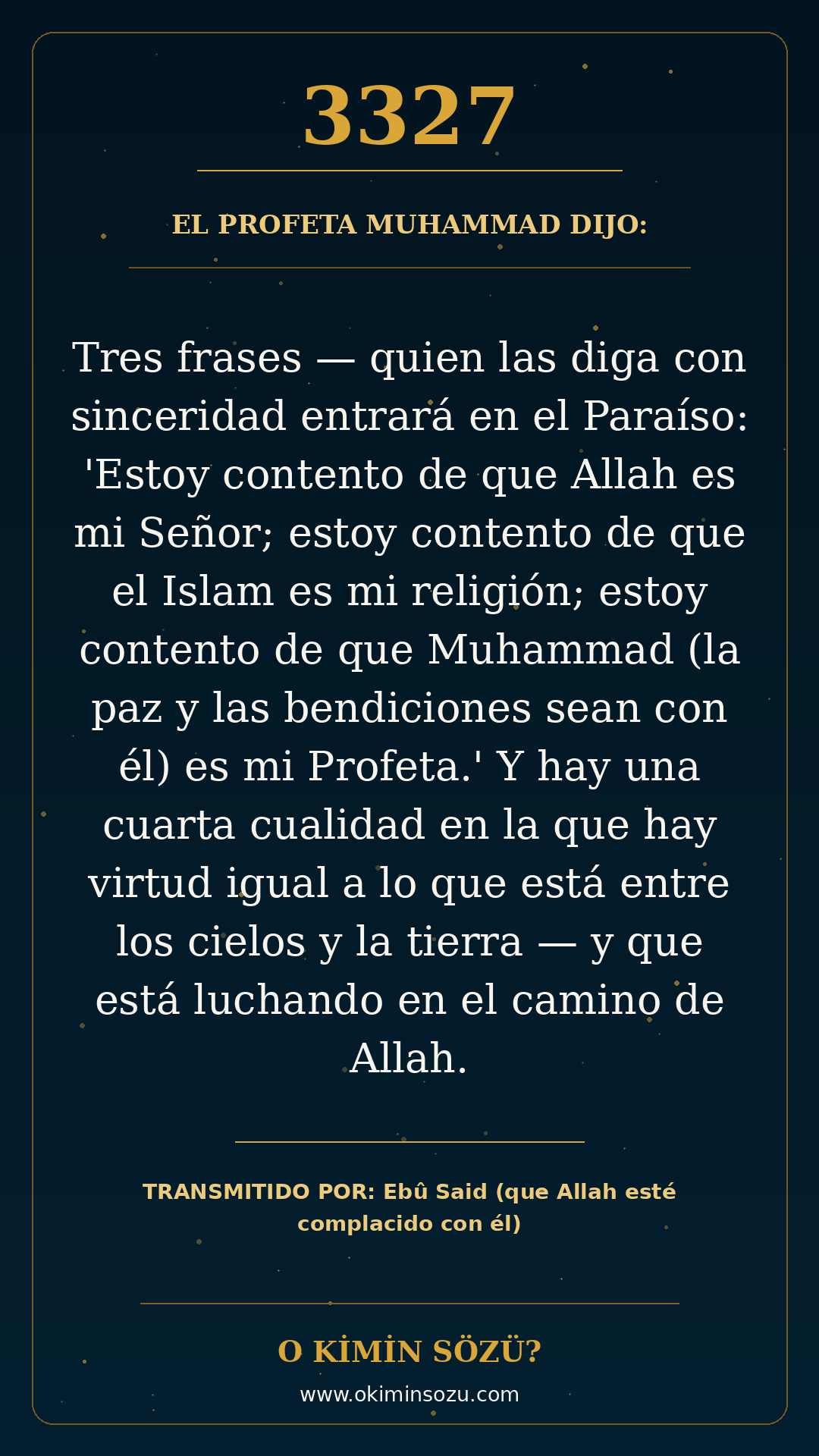 hadis 3327 es