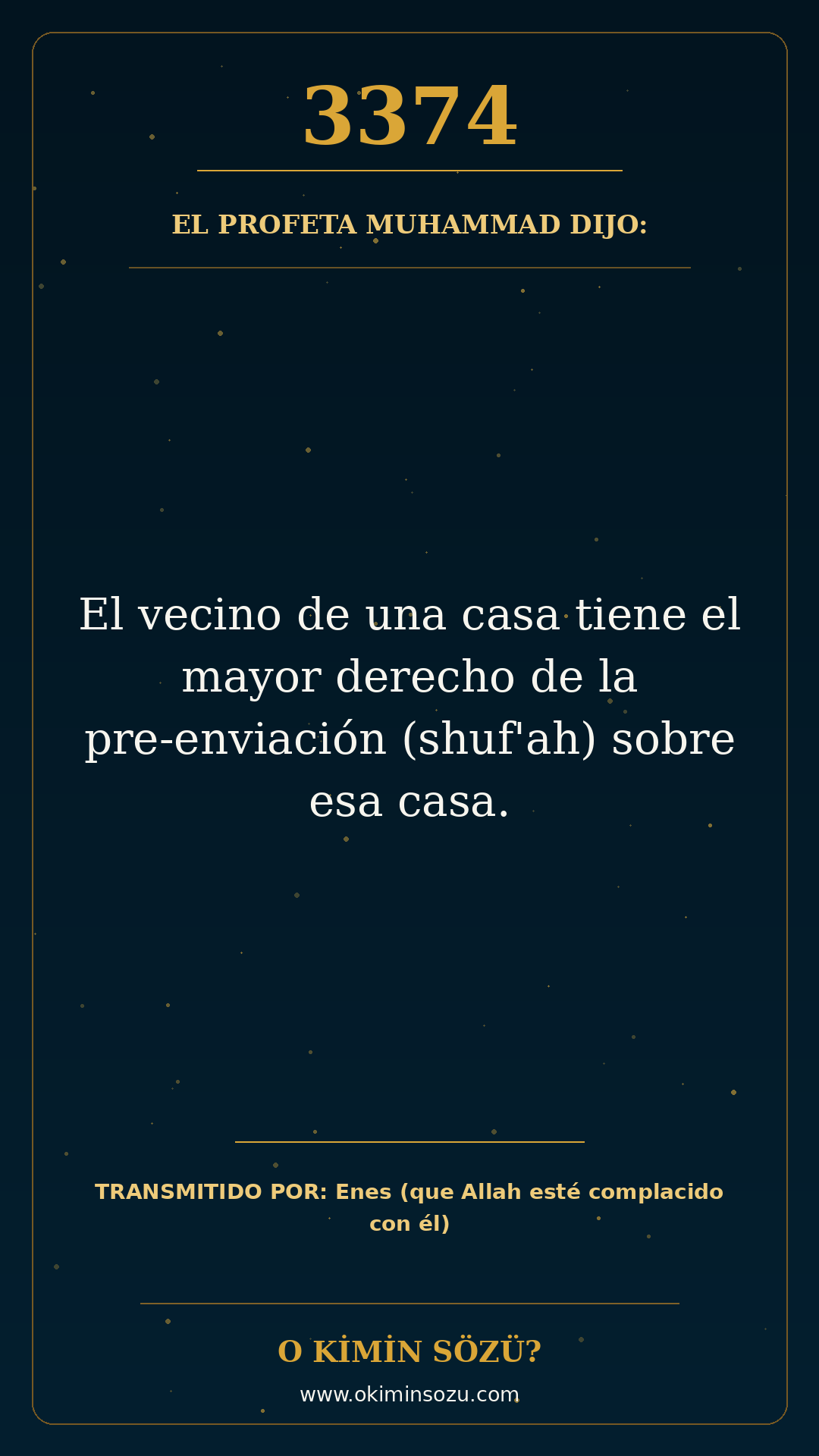 hadis 3374 es