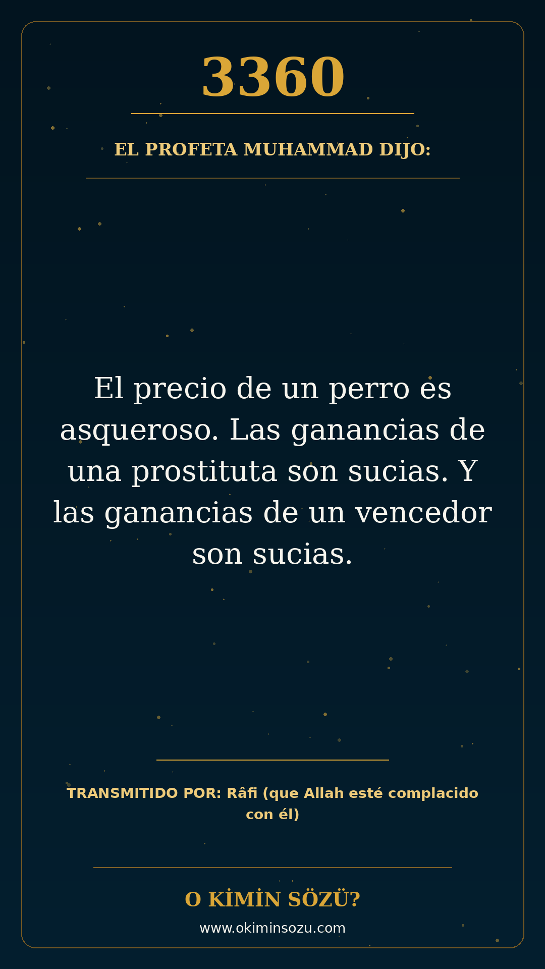 hadis 3360 es