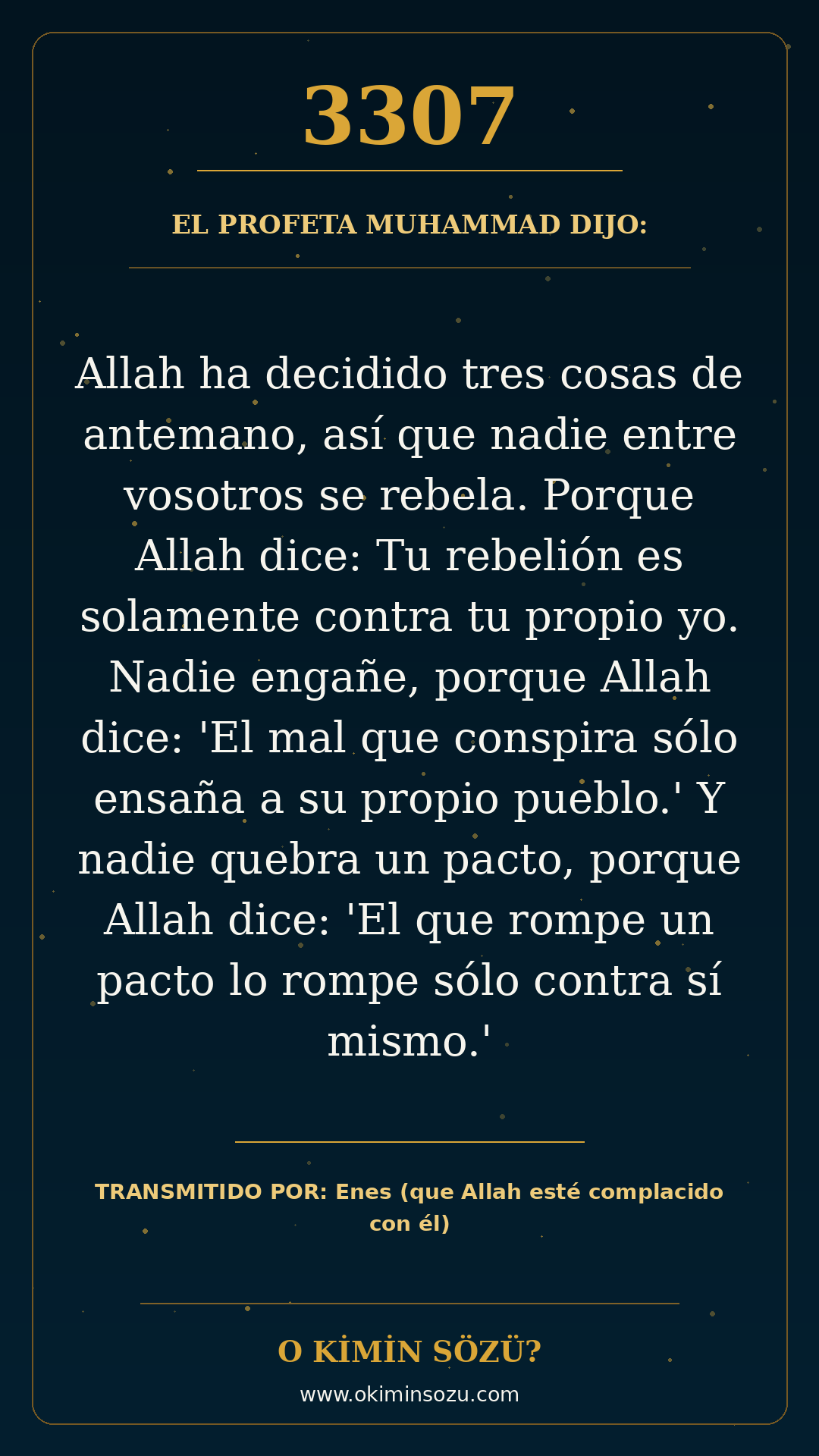 hadis 3307 es