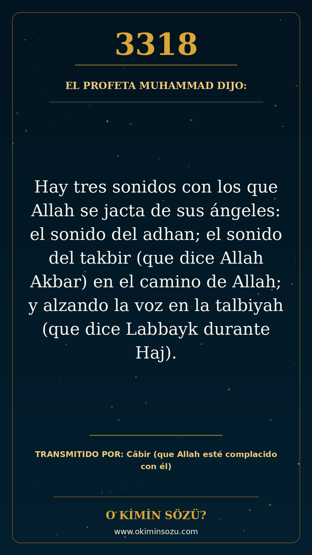 hadis 3318 es