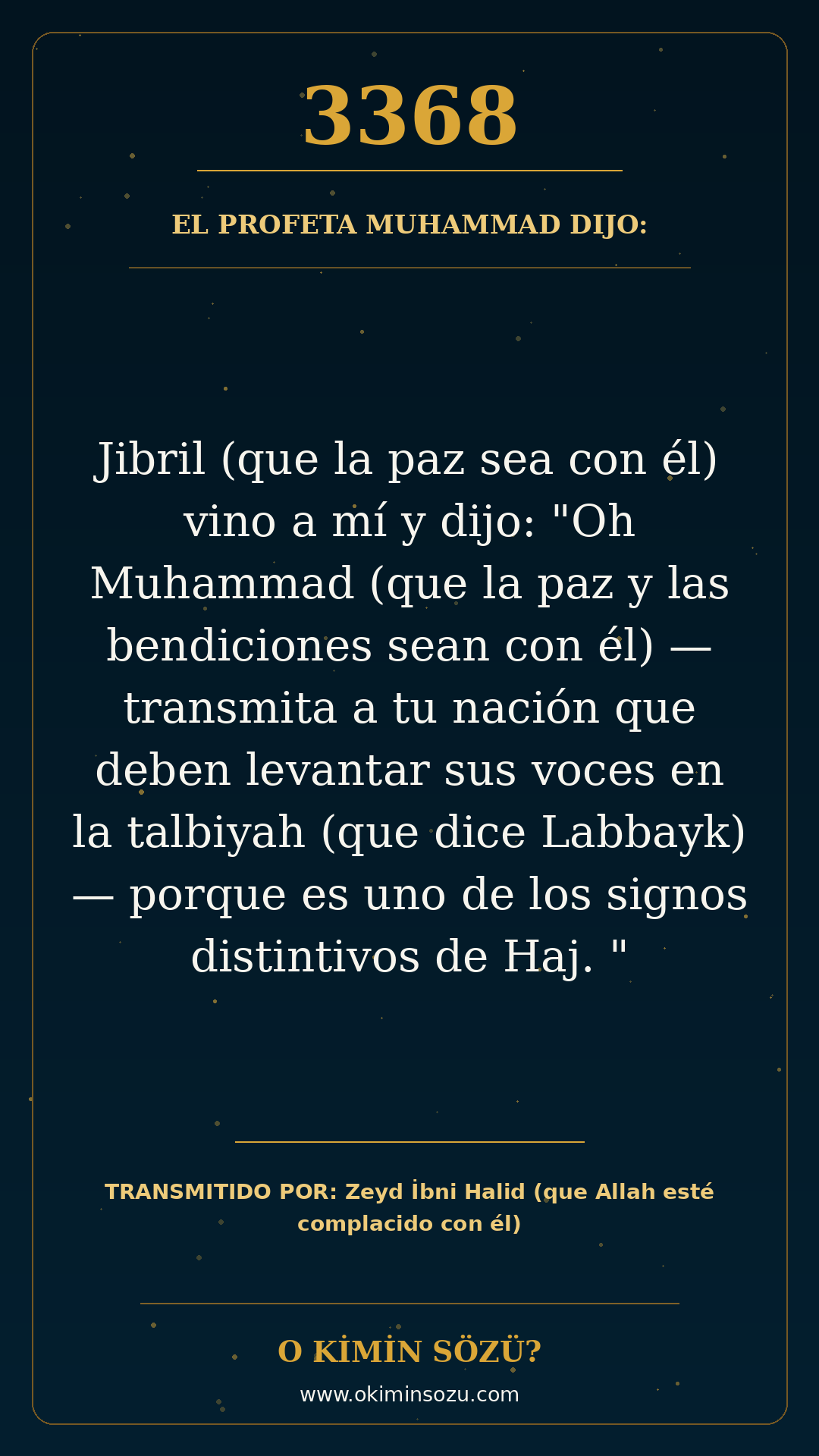 hadis 3368 es