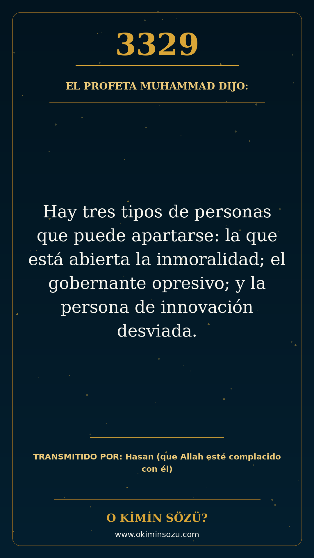 hadis 3329 es