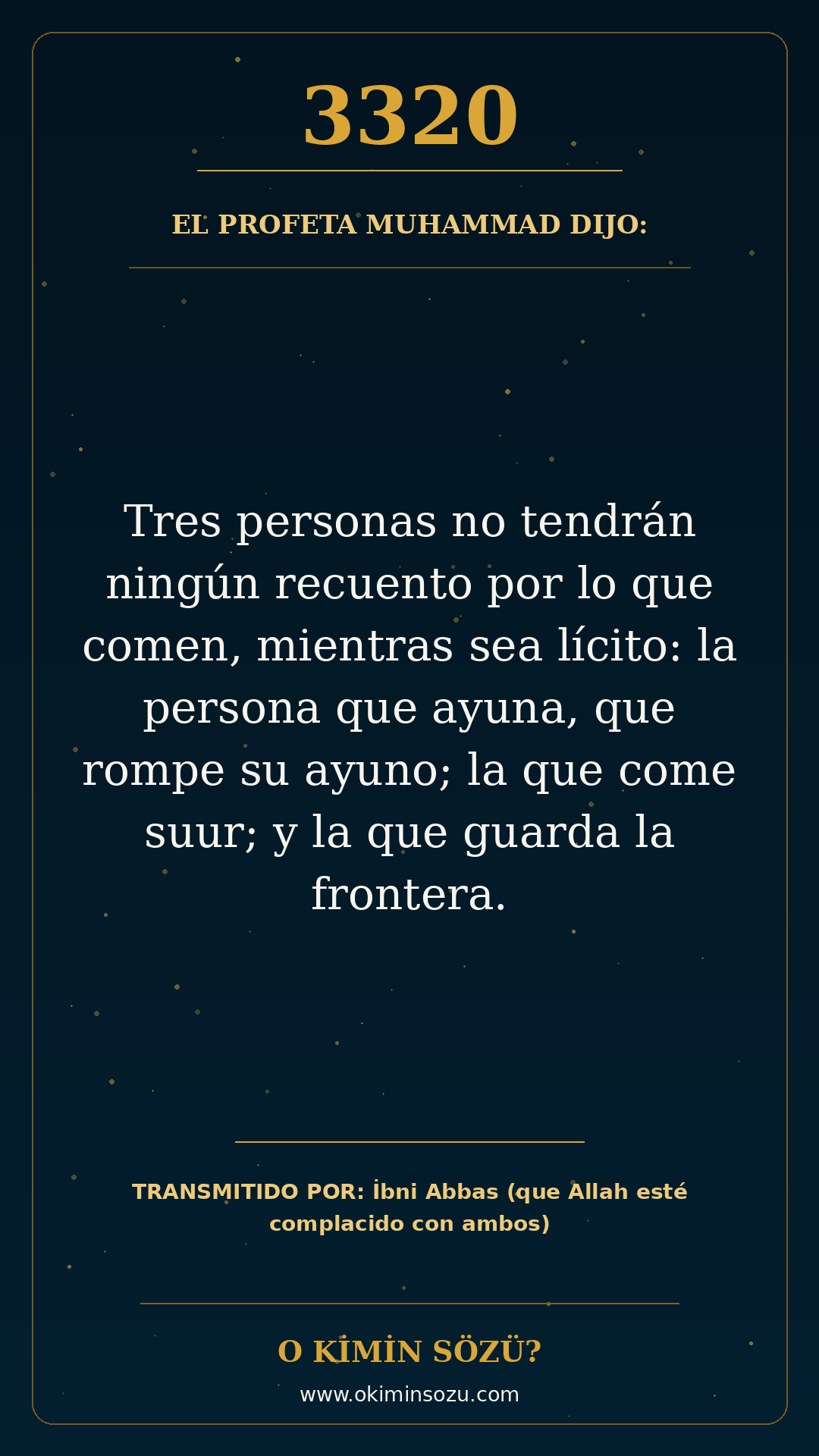 hadis 3320 es