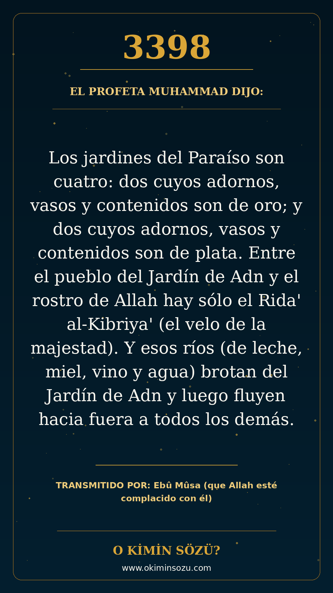 hadis 3398 es
