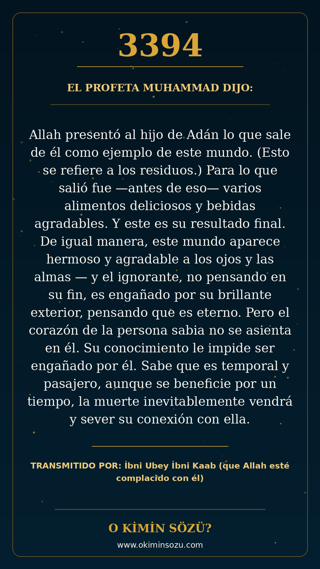 hadis 3394 es