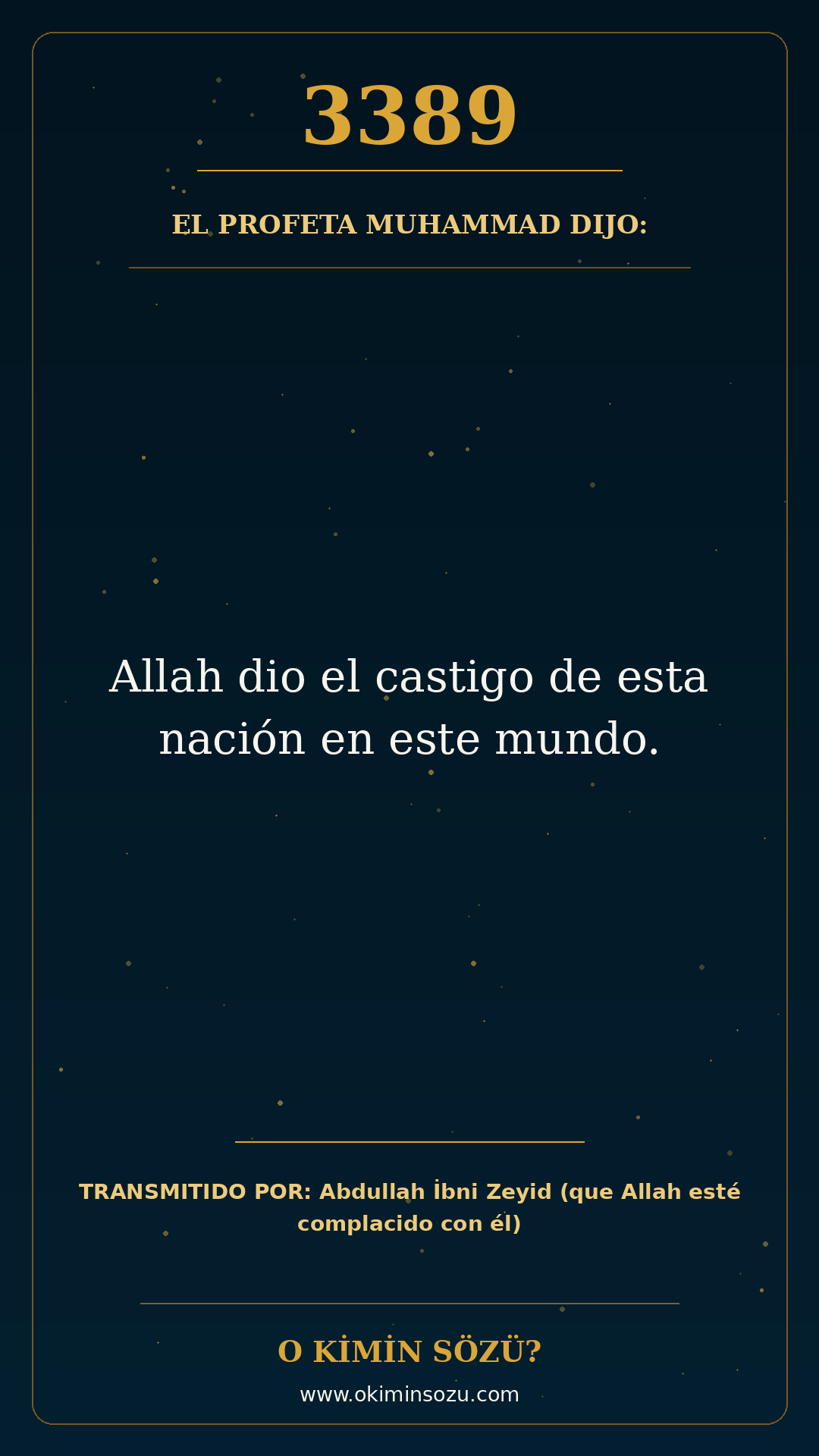 hadis 3389 es