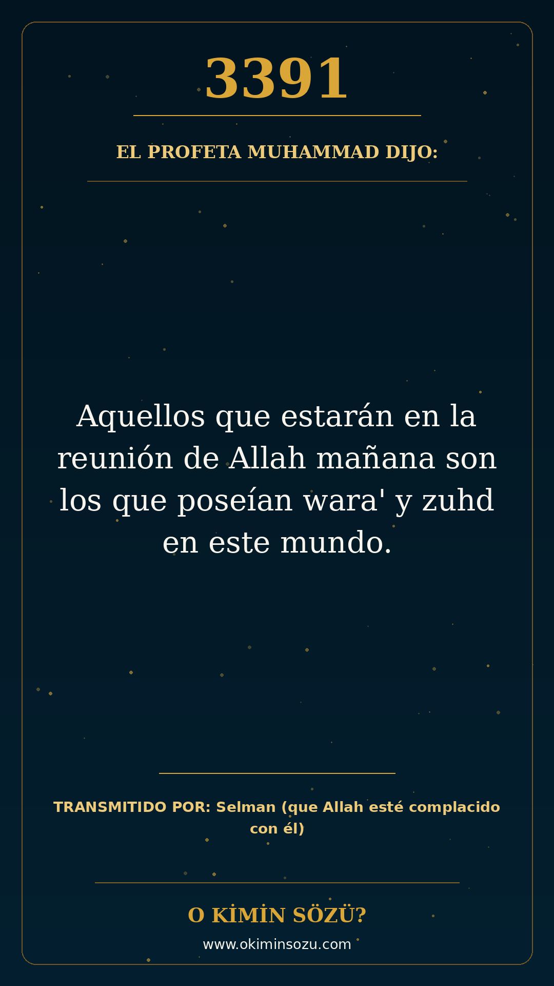 hadis 3391 es